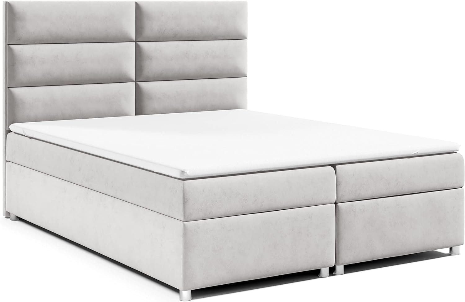 Best for Home Boxspringbett mit Bettkasten Trinity K-4 Bonellfederkern inkl. Topper (Komplettbett, 1-St., 140x200 160x200 180x200 200x200 cm), mit Lieferung, Aufbau & Entsorgung, TOP- Preis-Leistungs-Verhältnis