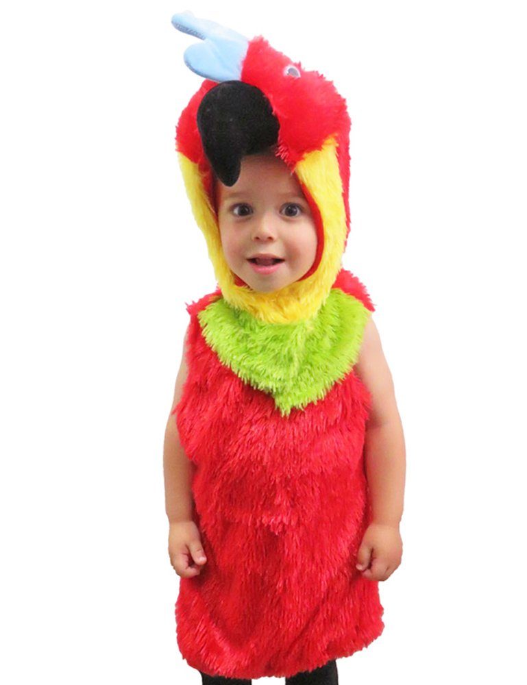 Funny Fashion Kostüm Bunter Papagei Baby Kostüm - Kinderkostüm Karneval