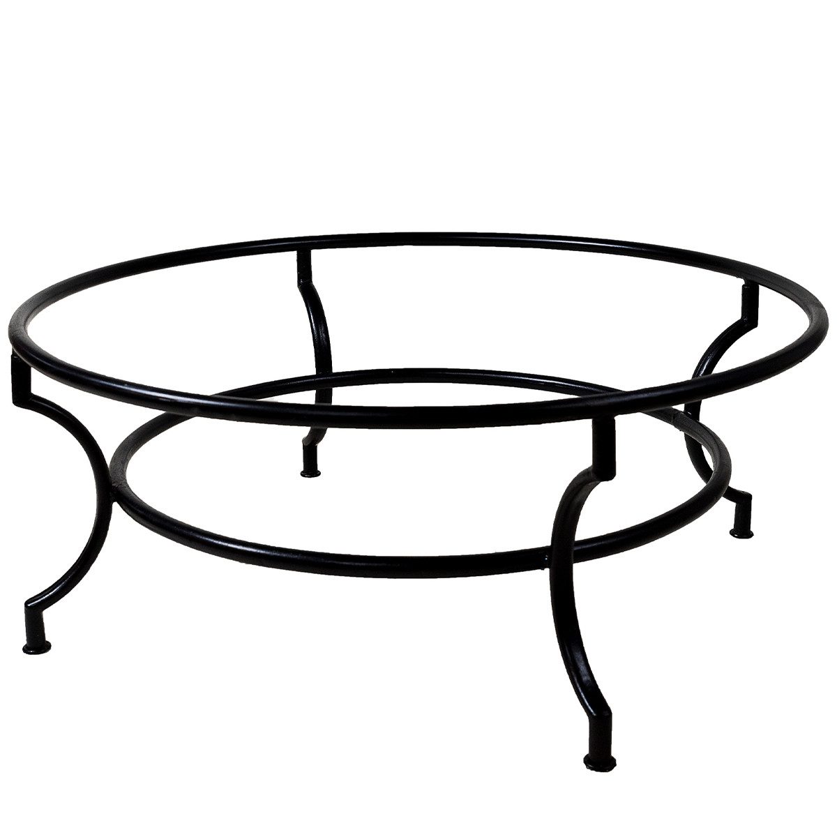 Marrakesch Orient & Mediterran Interior Tischgestell Mosaiktisch-Gestell modern aus Eisen in Schwarz 80 cm rund, 45 cm hoch (1-St)