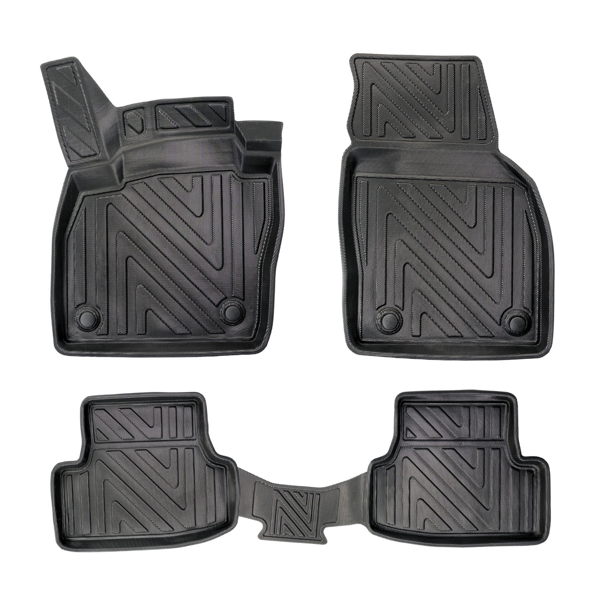 fussmattenprofi.com Auto-Fußmatte 3D Auto Fussmatten für Seat Arona 2017-2026 Carbon-Optik (1 St), für Seat Seat Arona
