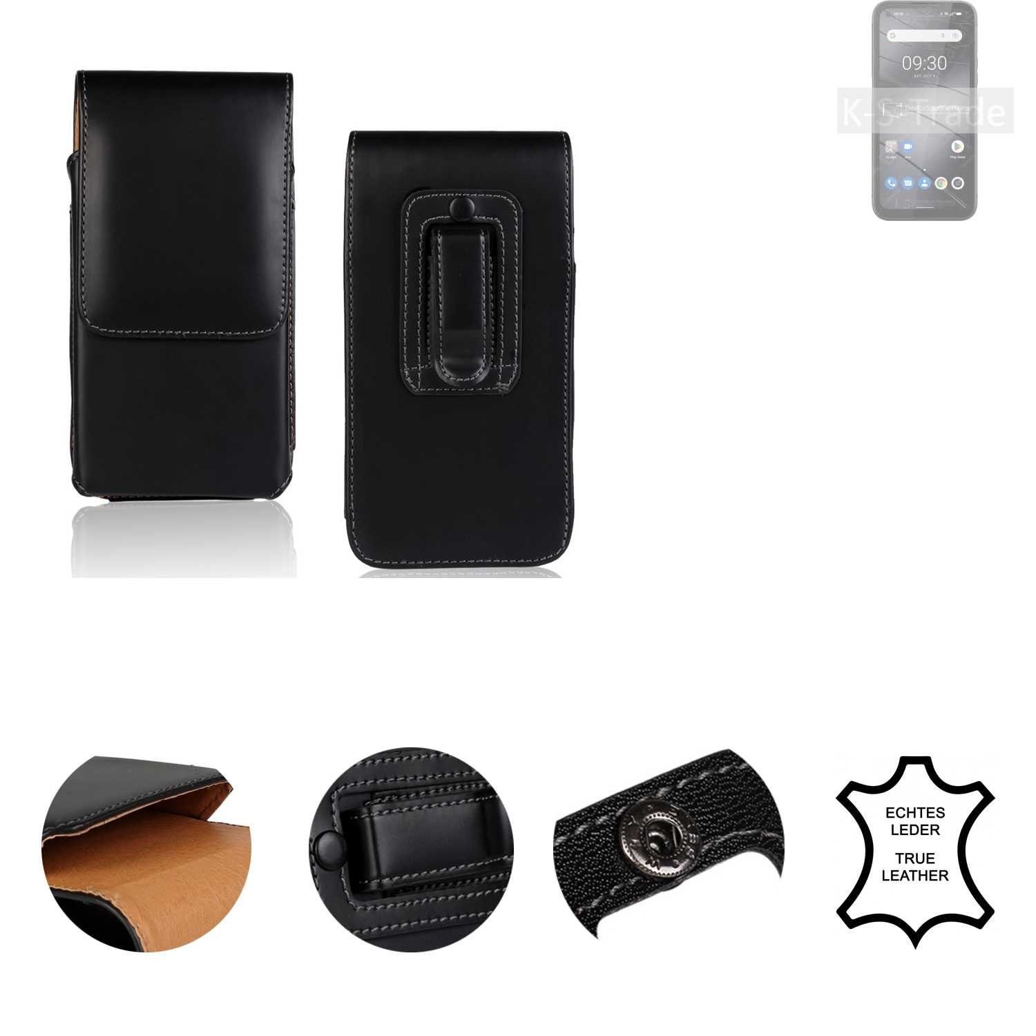 K-S-Trade Handyhülle für Gigaset GX6, Holster Gürteltasche Handy Hülle Schutzhülle Handyhülle Leder