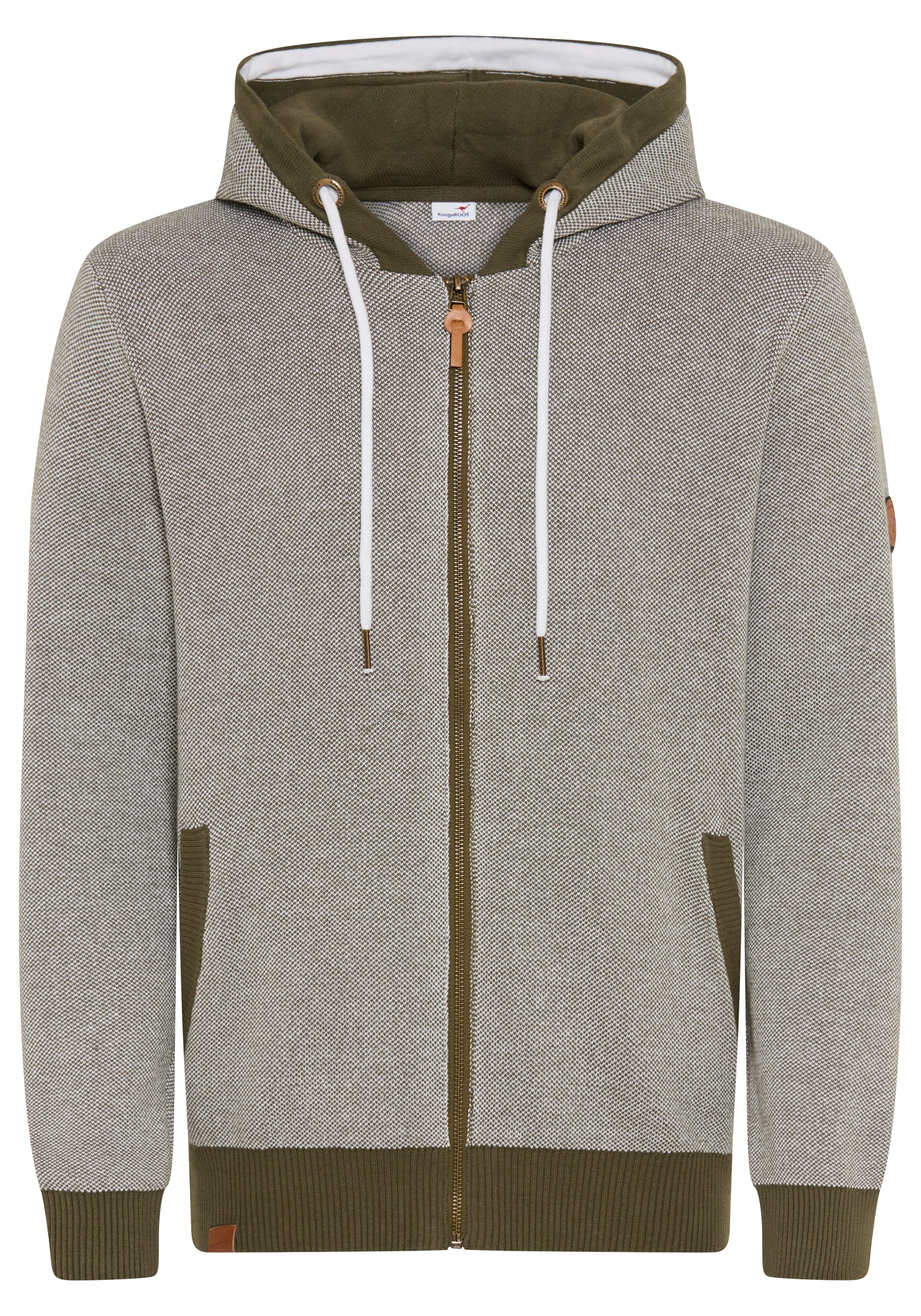 KangaROOS Kapuzenstrickjacke mit Reißverschluss, Langarm – Bild 5 von 5