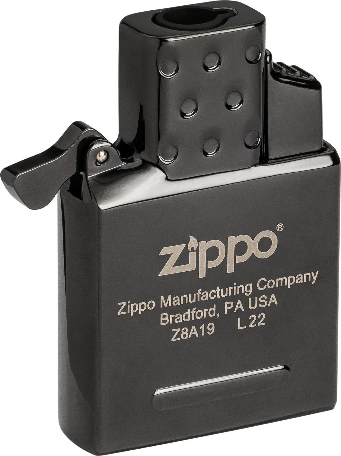 Zippo Feuerzeug Wechseleinsatz black Jet Einsatz schwarz Single Flame, Das Original von Zippo - Neuheit 2025