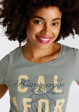 KangaROOS Print-Shirt mit Logodruck im California-Style