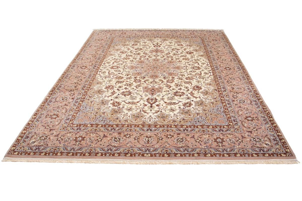 Orientteppich Isfahan 6 201x290 Seidenkette Nain Höhe: Trading, Handgeknüpfter mm Orientteppich, rechteckig