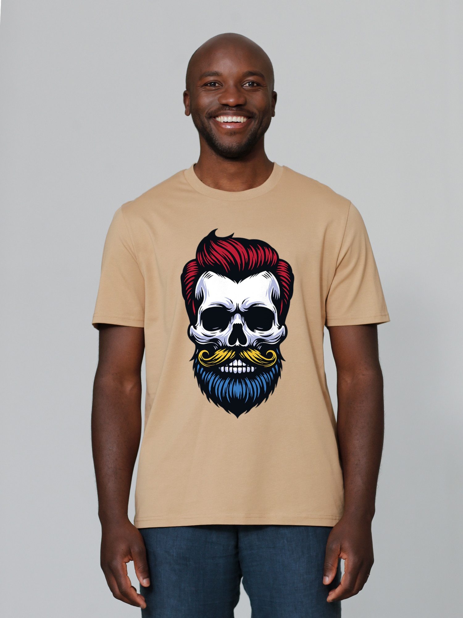 T-Shirt Hipster Skull