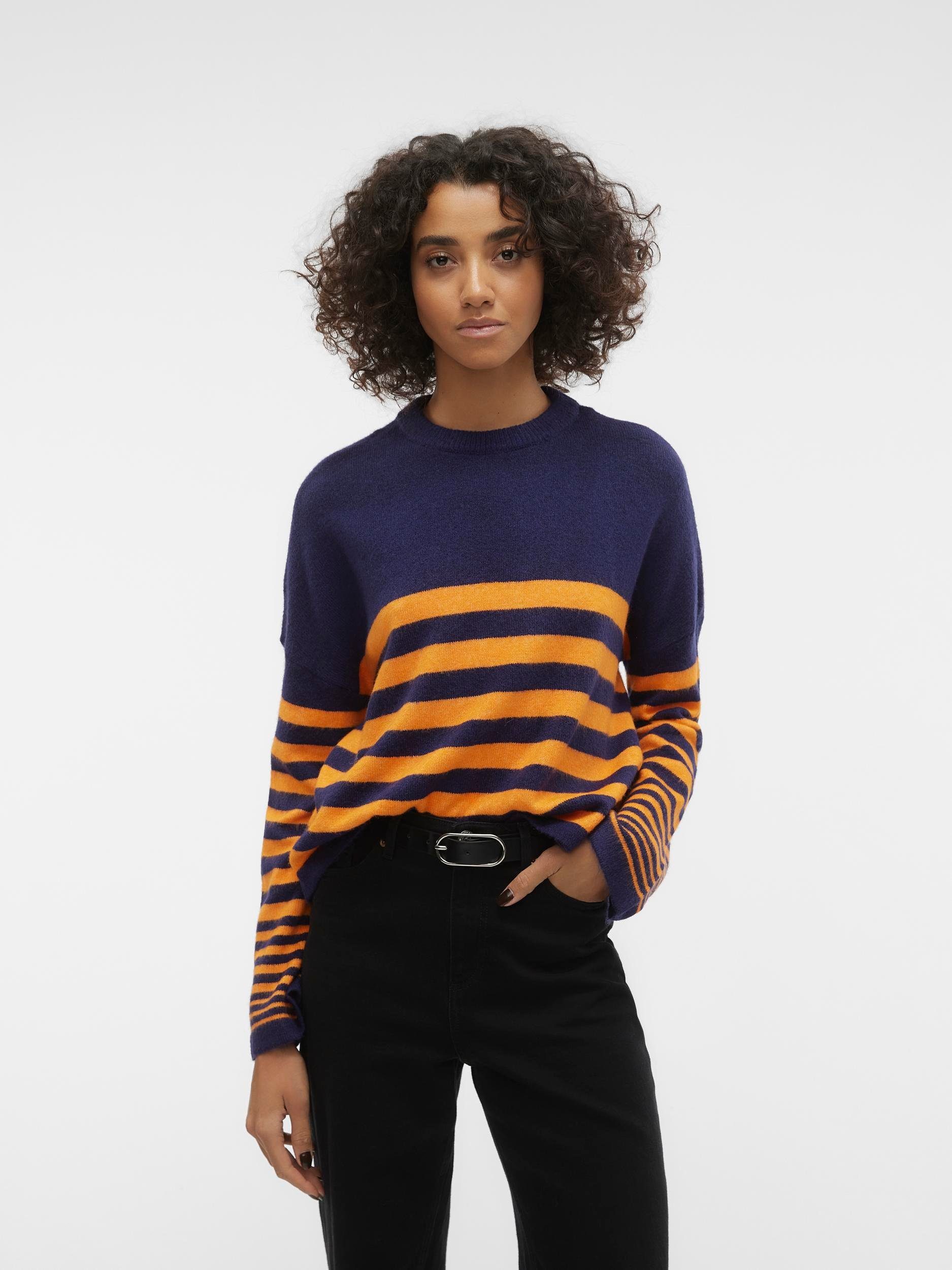 Vero Moda Strickpullover VMHURRICANE LS O-NECK PULLOVER GA BF