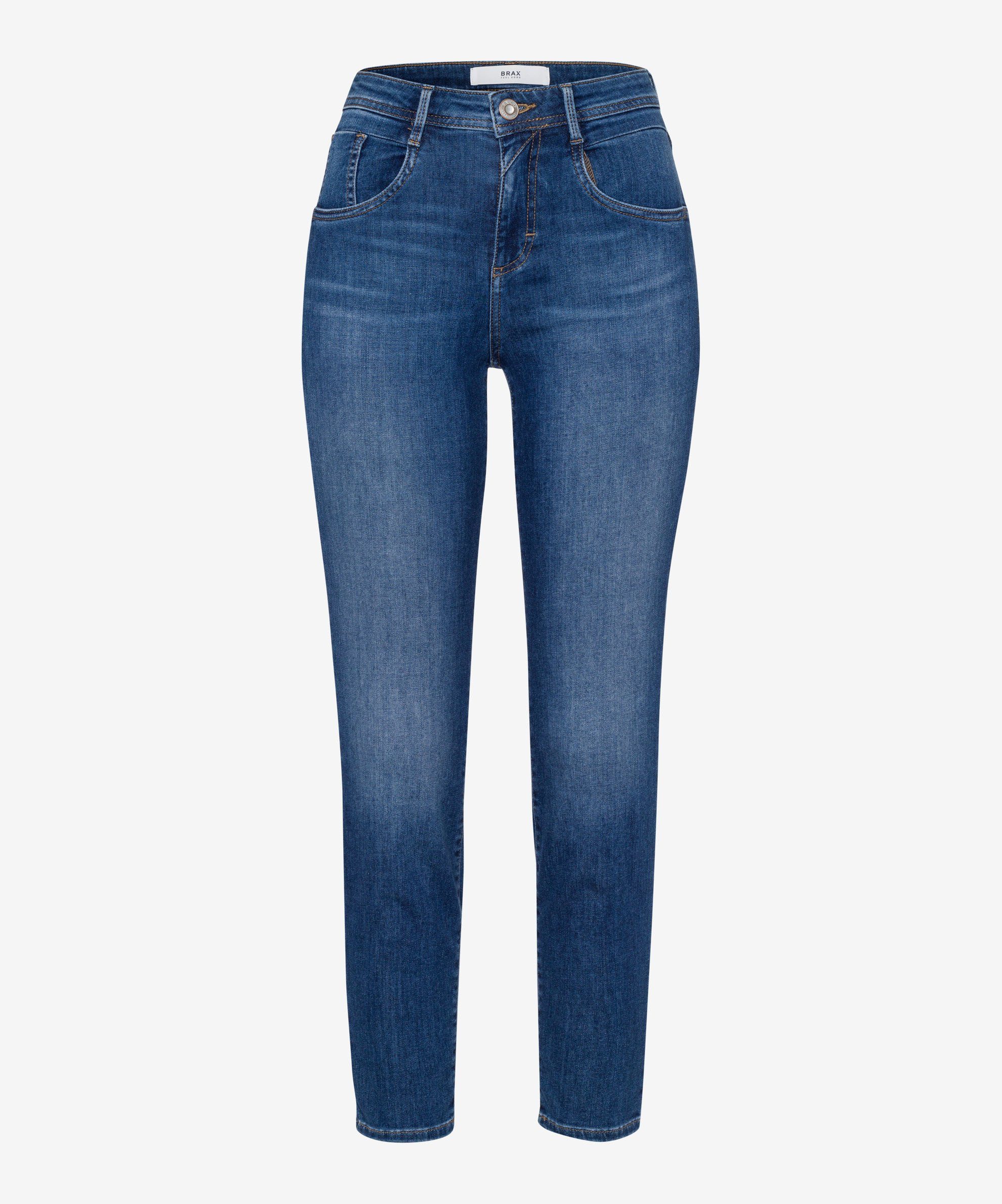 Brax Skinny-fit-Jeans Five-Pocket-Röhrenjeans used regular blue