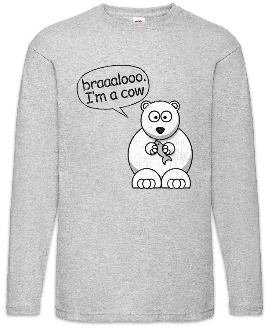 Langarmshirt Bear I'm A Cow Langarm T-Shirt Braaalooo Modern Kuh Bär Eisbär Family