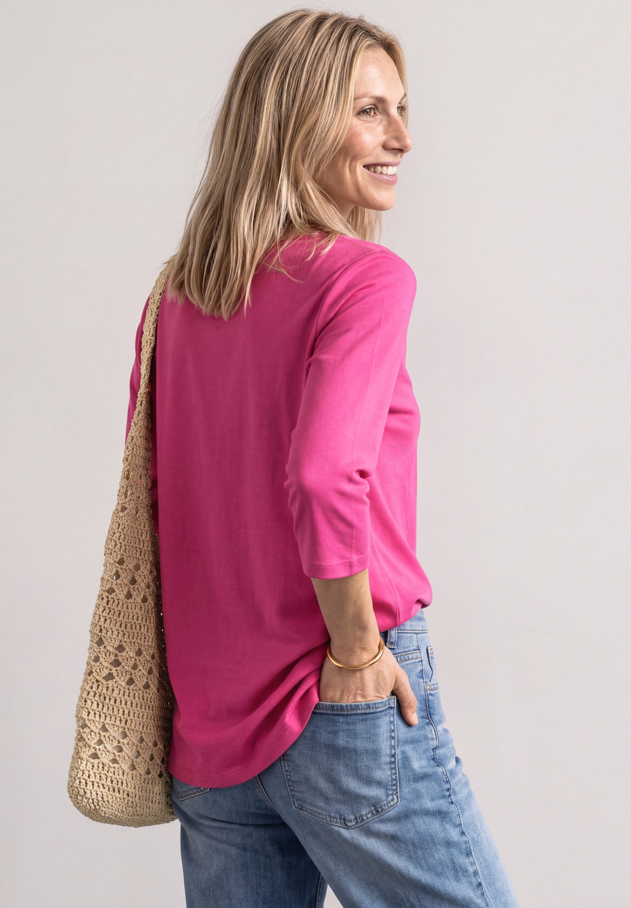 STREET ONE 3/4-Arm-Shirt mit U-Boot-Ausschnitt – Bild 2 von 5