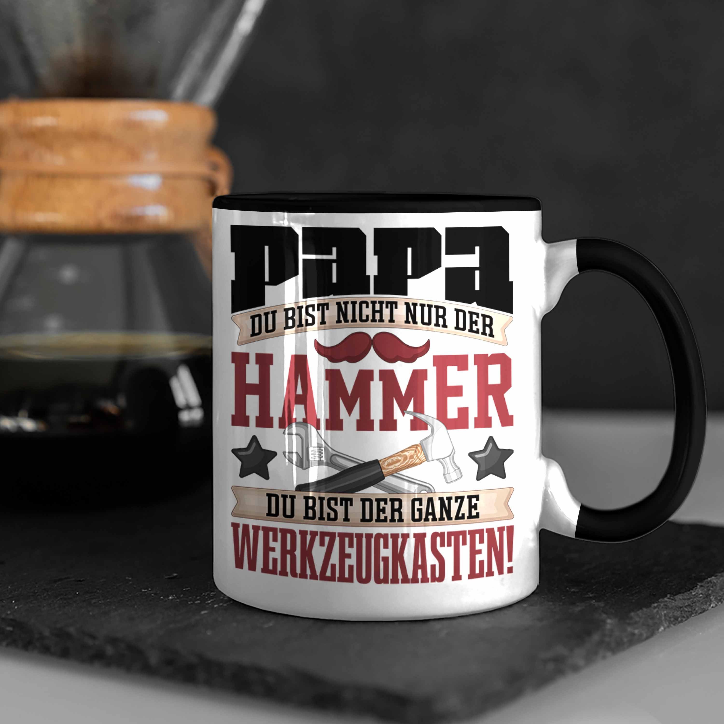 Bist Trendation Tasse Tasse Nicht Der Geschenkidee Vatert Papa Nur "Du Schwarz Geschenk Hammer"
