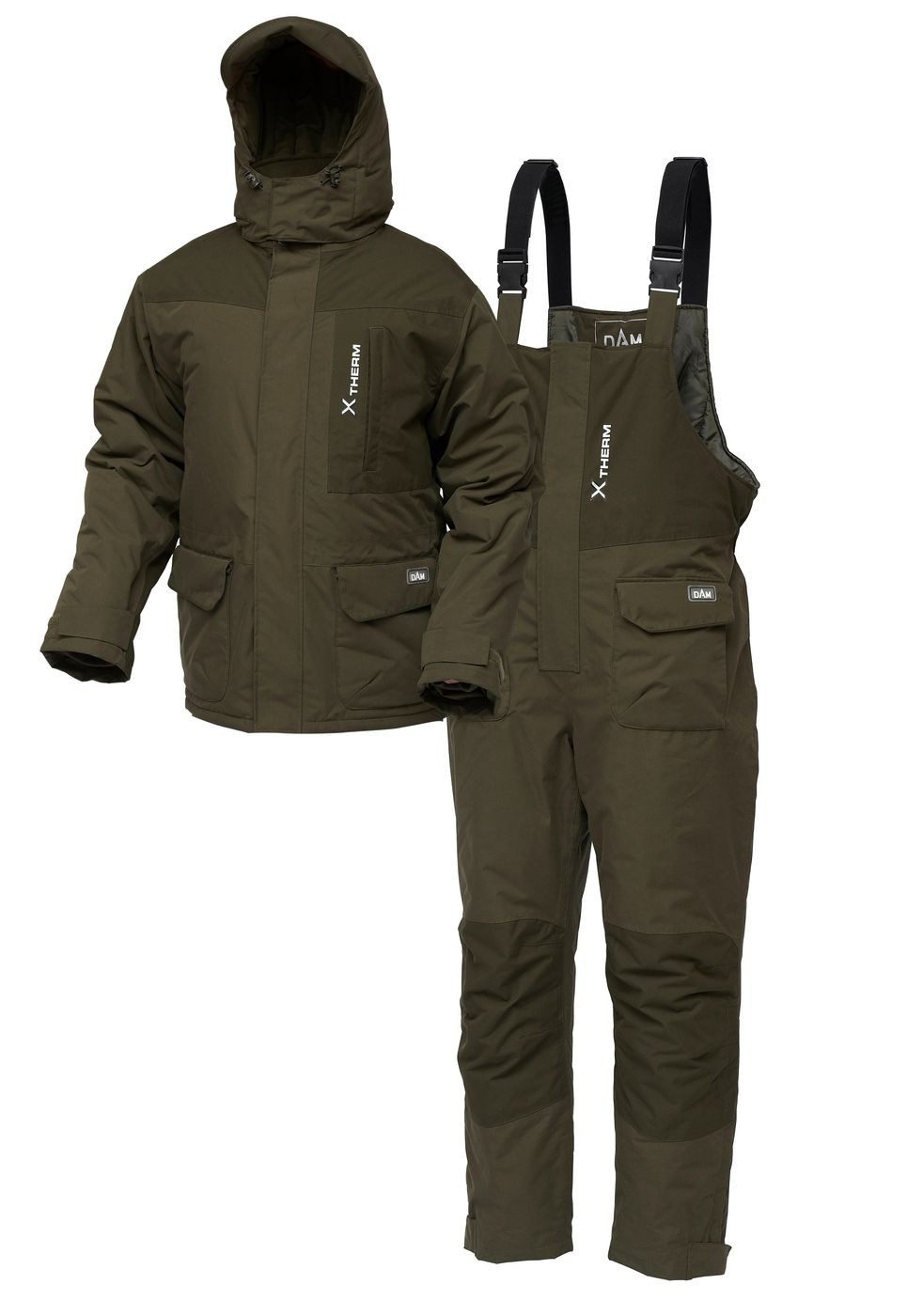 Winterjacke DAM Dam Xtherm Winter Suit M Green - Thermoanzug