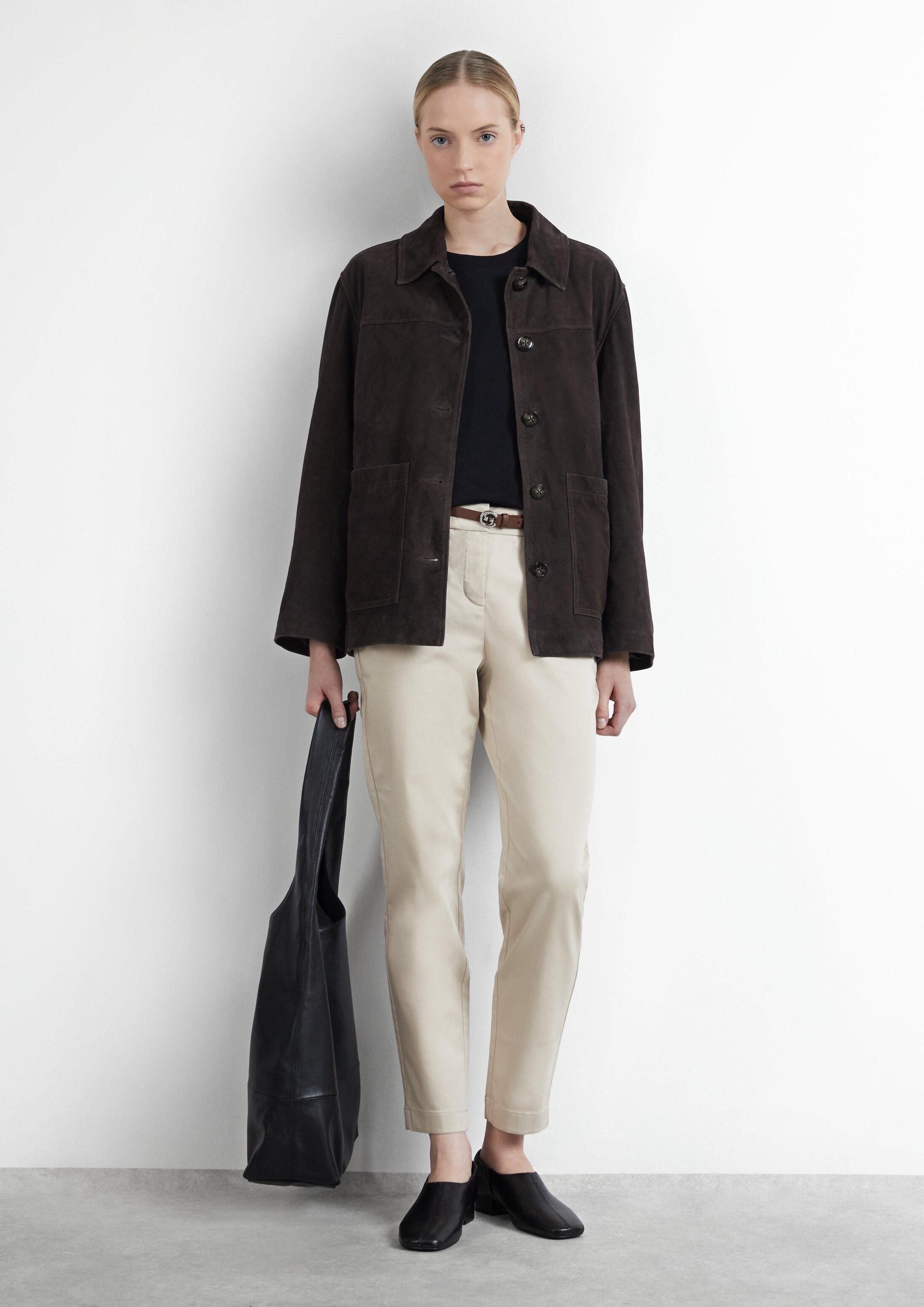comma Chinos Hose Chinohose mit Gürtel – Bild 5 von 5