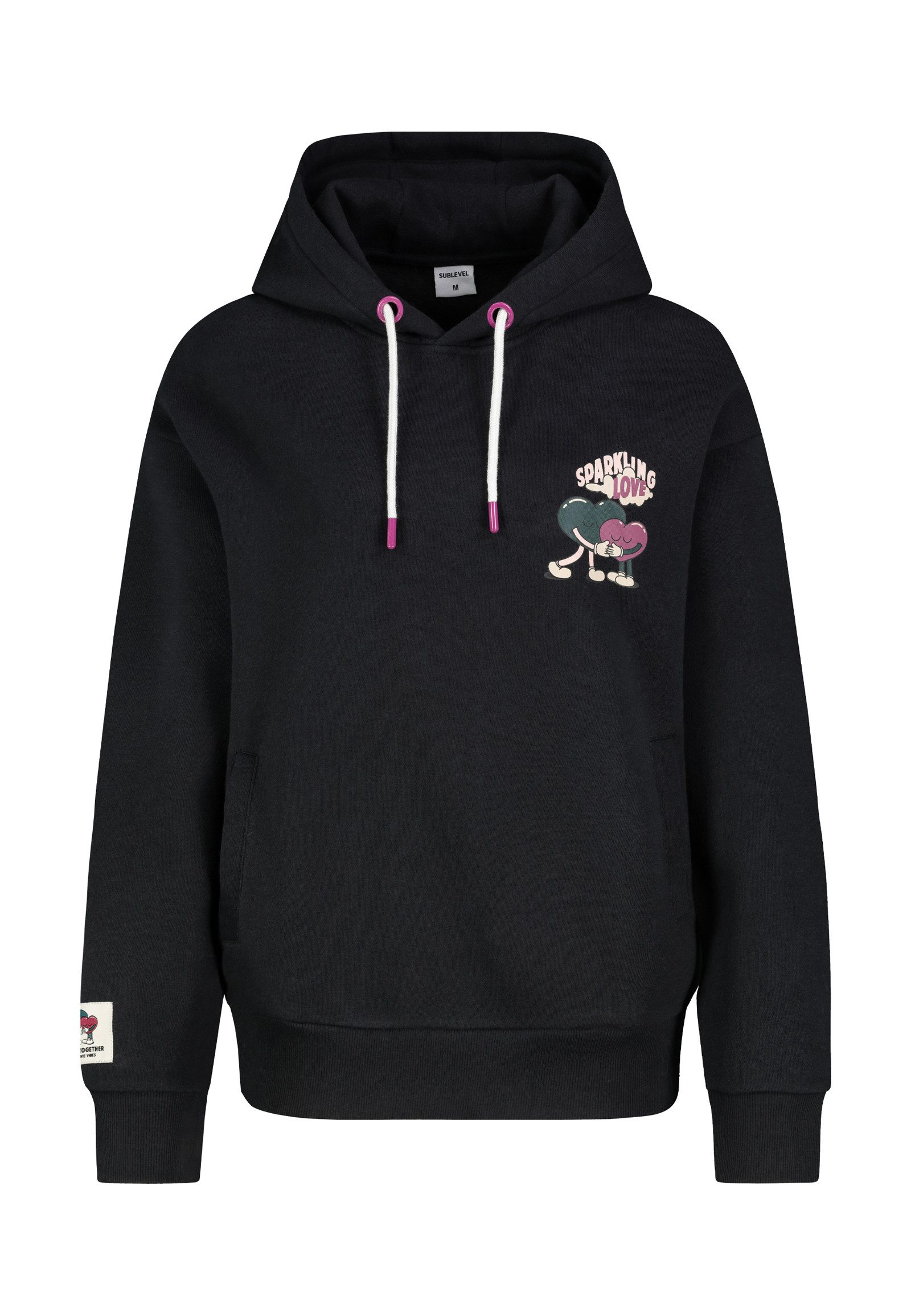 SUBLEVEL Kapuzenpullover Damen Hoodie mit Süßen günstig online kaufen