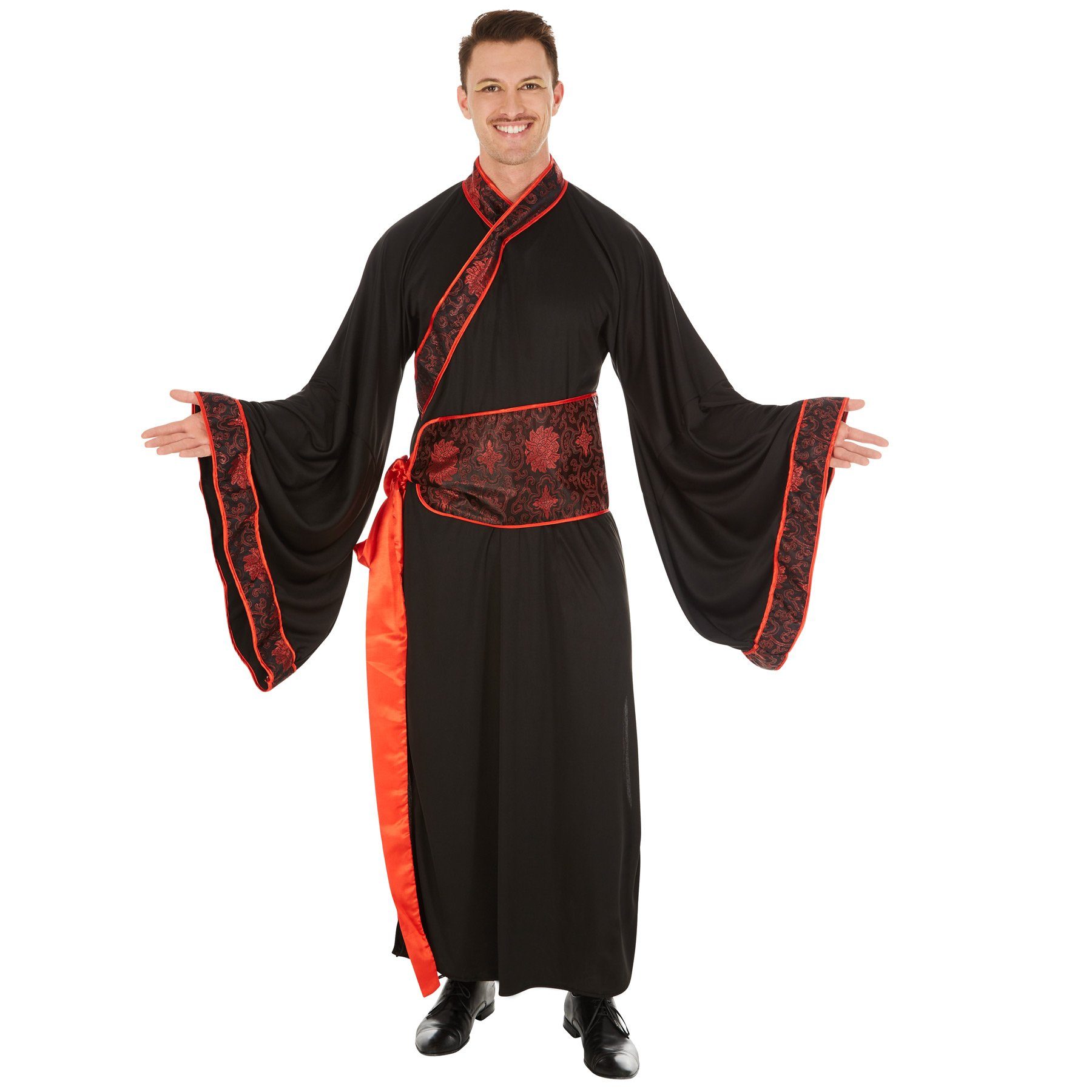 dressforfun Kostüm Herrenkostüm Ming, Langer Kimono