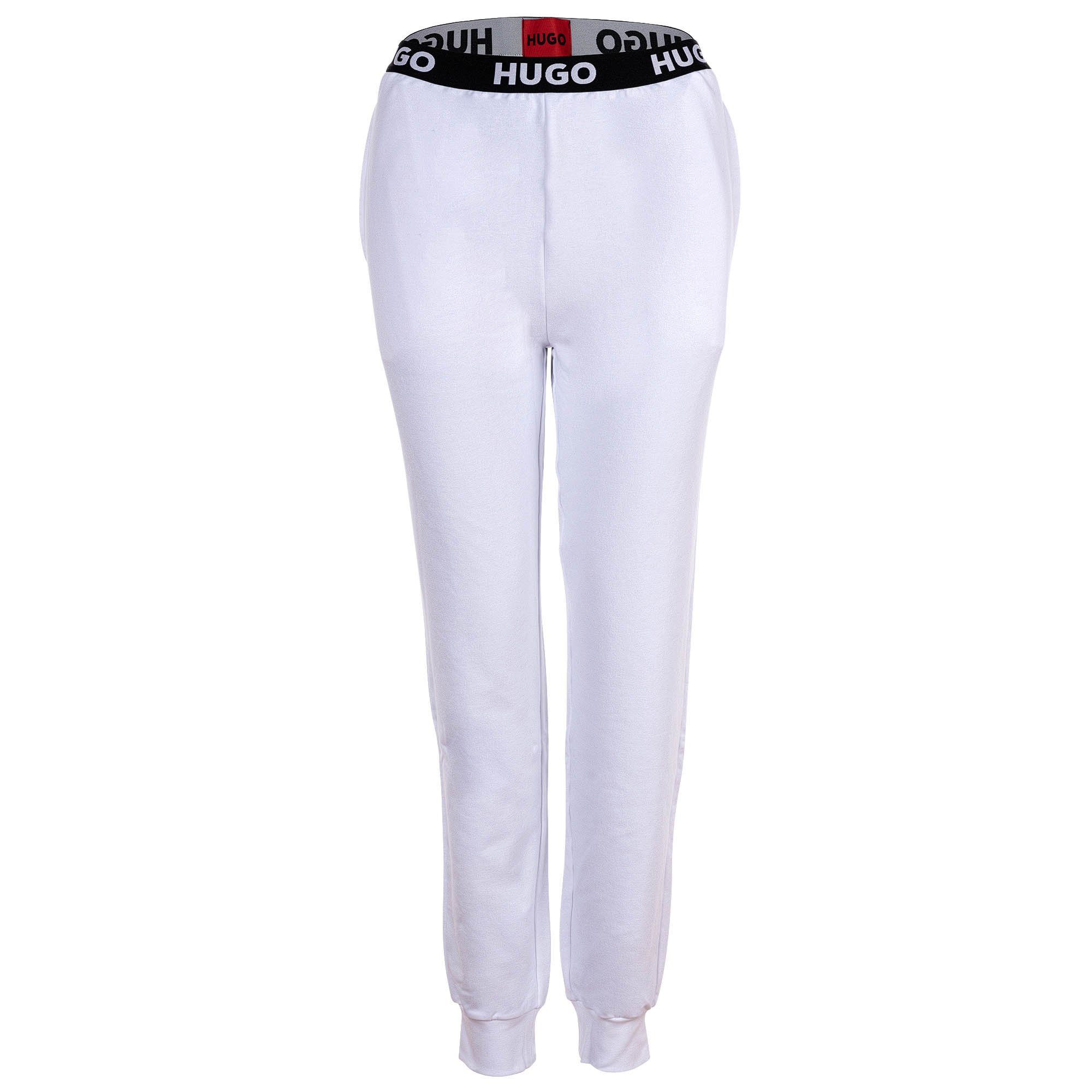HUGO Loungehose Damen Jogginghose Polyester Sporty Logo Pants günstig online kaufen