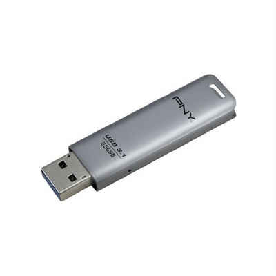 PNY PNY USB3.1 Elite Steel 3.1 USB Stick 256GB Retail USB-Stick (USB 3.1, Lesegeschwindigkeit 20 MB/s, 256 GB, Silber, USB3.1)