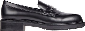 Calvin Klein RUBBER SOLE LOAFER W/HW Loafer Anzugschuh, Businessschuh, Slipper mit feiner Schmuckspange