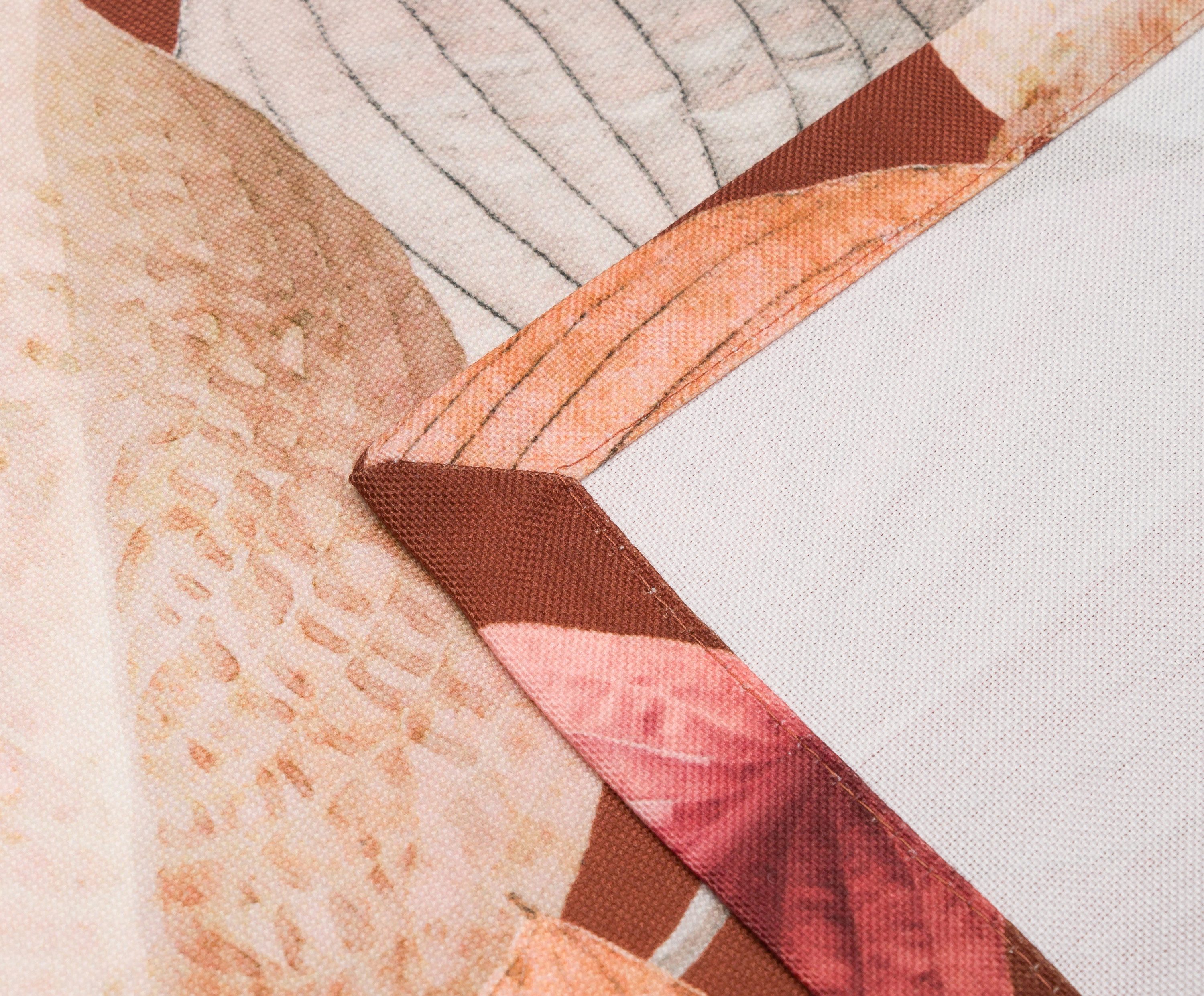 Gözze Tischläufer GÖZZE Tischläufer VAPIANO BL 40x140 cm braun Tischdecke T günstig online kaufen