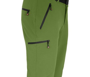 Bergson Outdoorhose VARBERG Herren Winter Wanderhose, aus recyceltem Polyester, Normalgrößen, grün