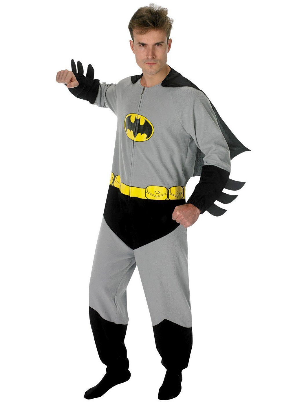Kostüm Batman Onesie Jumpsuit für Fledermaus Fans