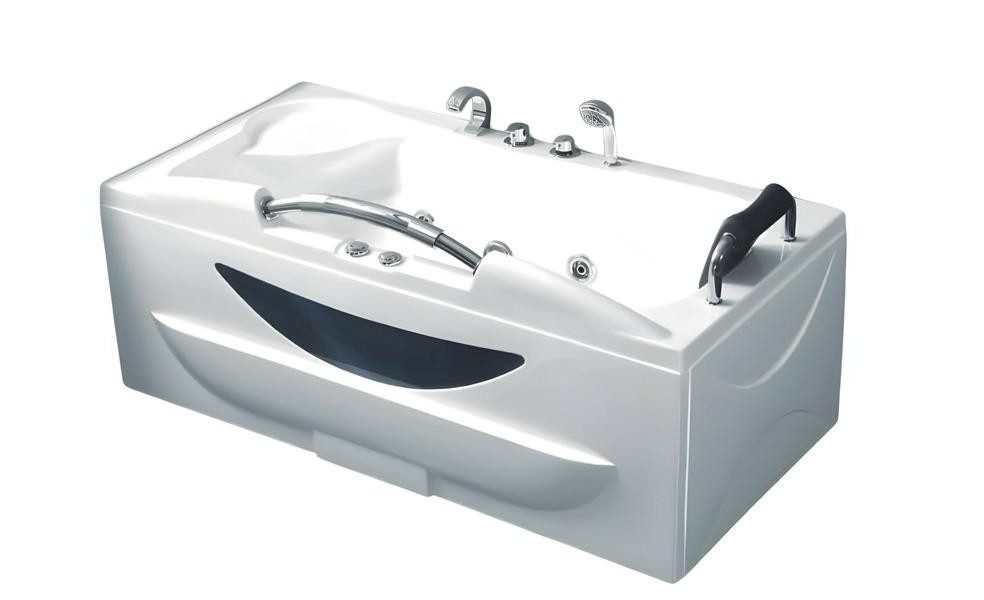 Xlmoebel Whirlpool-Badewanne Whirlpool Hydromassagewanne von XLMOEBEL in Weiß, Acryl, Made in Europa