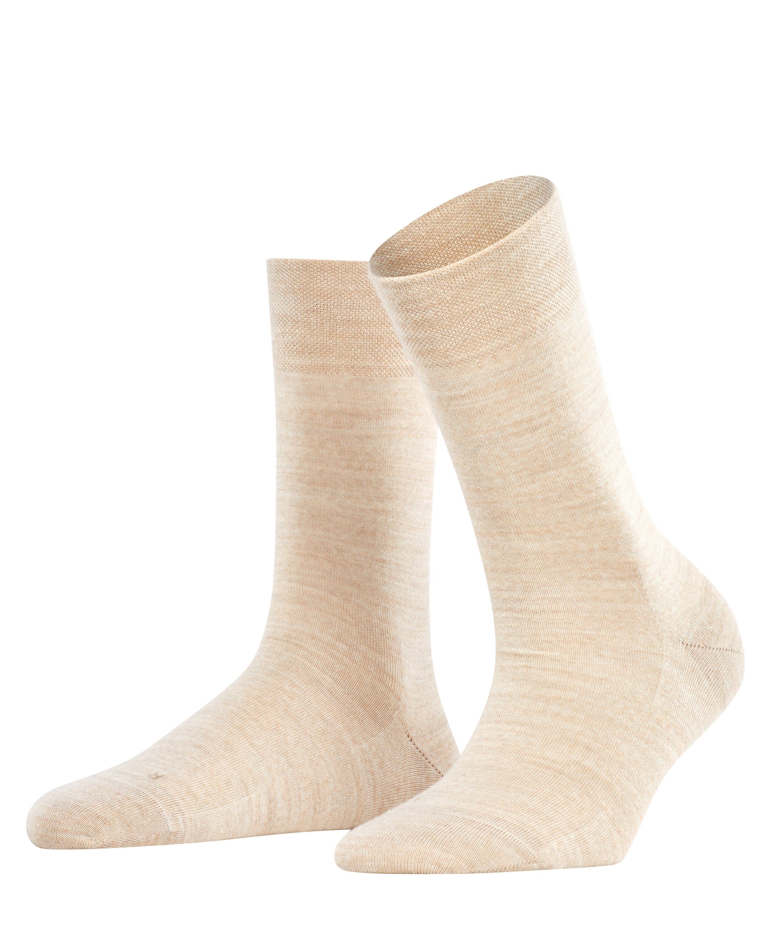 FALKE Socken Sensitive Berlin (1-Paar) linen mel. (4541)