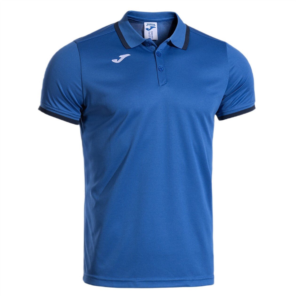 Joma Poloshirt Combi Premium (komfortable Passform, atmungsaktiv) royalblau/navy