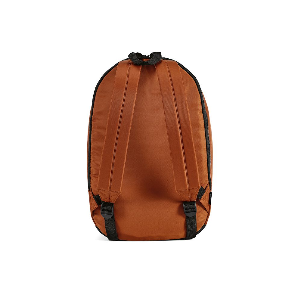CABBEL Rucksack Rucksack 18L nachhaltig aus rPET recyceltem Polyester, 30x47x15 cm (Rucksack, 1-tlg., Einzelartikel), Braun, recyceltes Polyester, gepolstert, ergonomisch, Schulterriemen