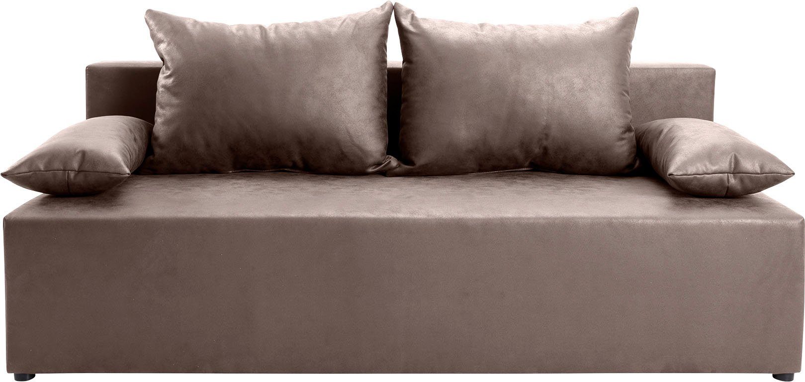 Schlafsofa Exxpo Tabou, Sofabett mit tollen Optionen