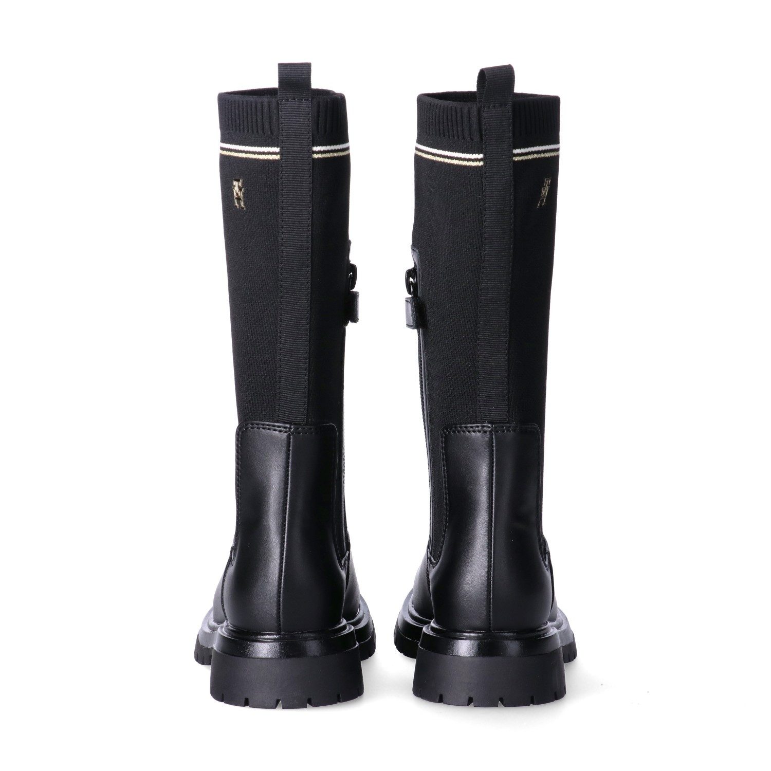 Tommy Hilfiger Stiefel Reiterstiefel, Langschaftstiefel mit softem Textilschaft
