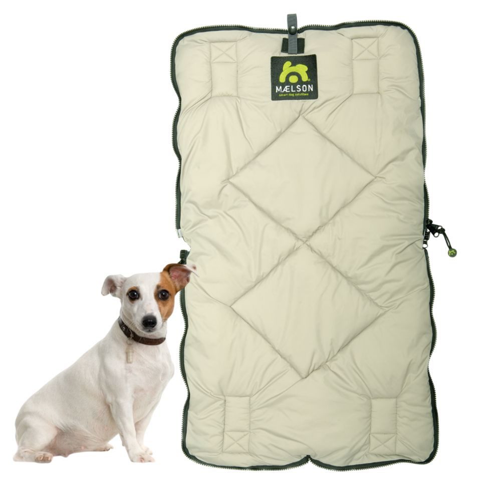 MAELSON Tierdecke Cosy Roll Hundedecke - Farbe: Schwarz, Beige