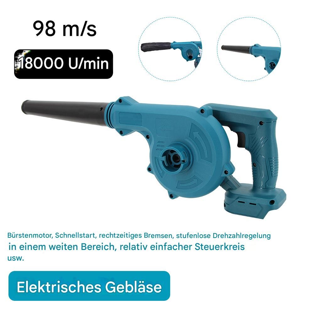 GARRYFIZH Laubsauger Akku-Elektro-Gebläse Wind Laubbläser, Schneeräumgerät für Zuhause