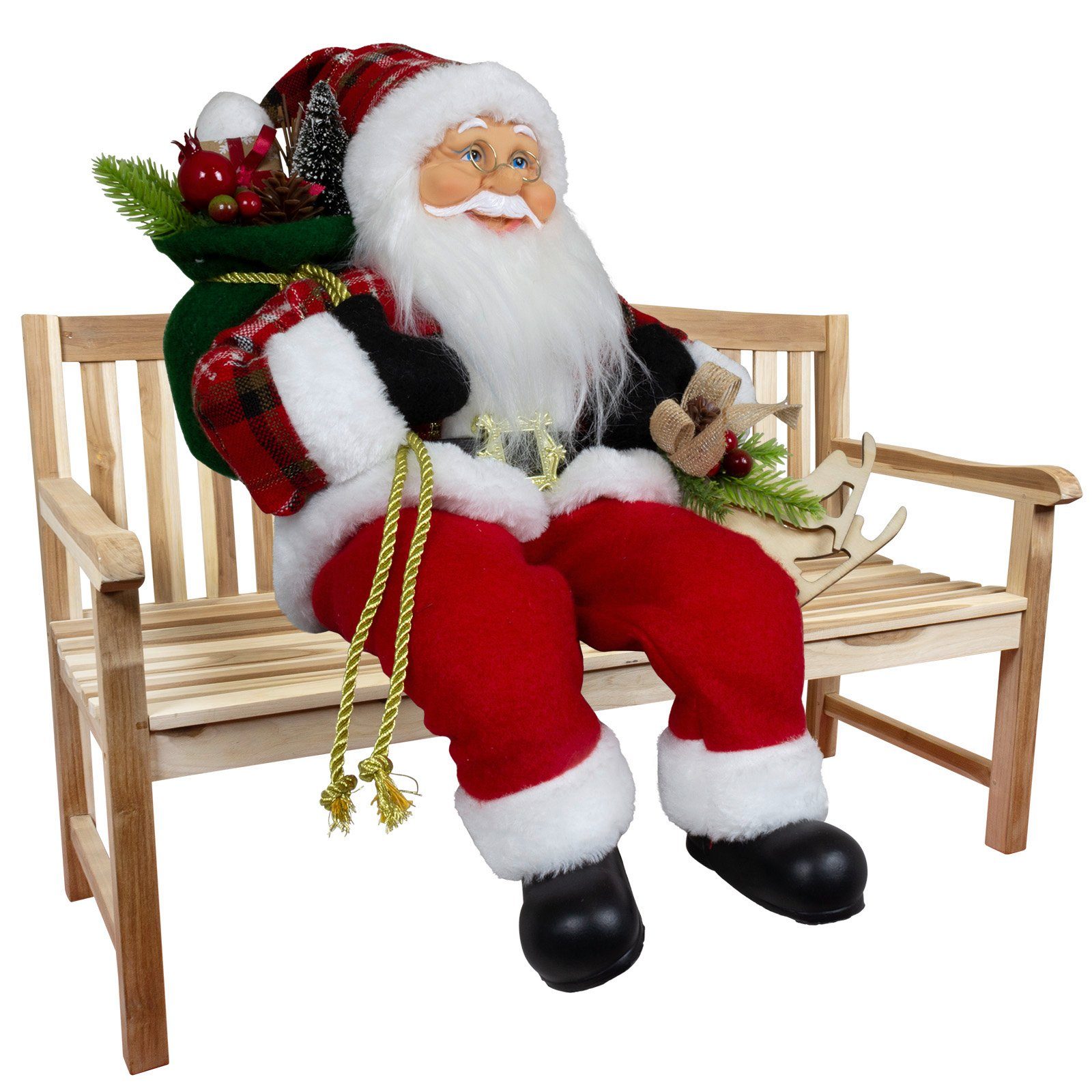 Weihnachtsmann Rasmus 45cm / 30cm, sitzend