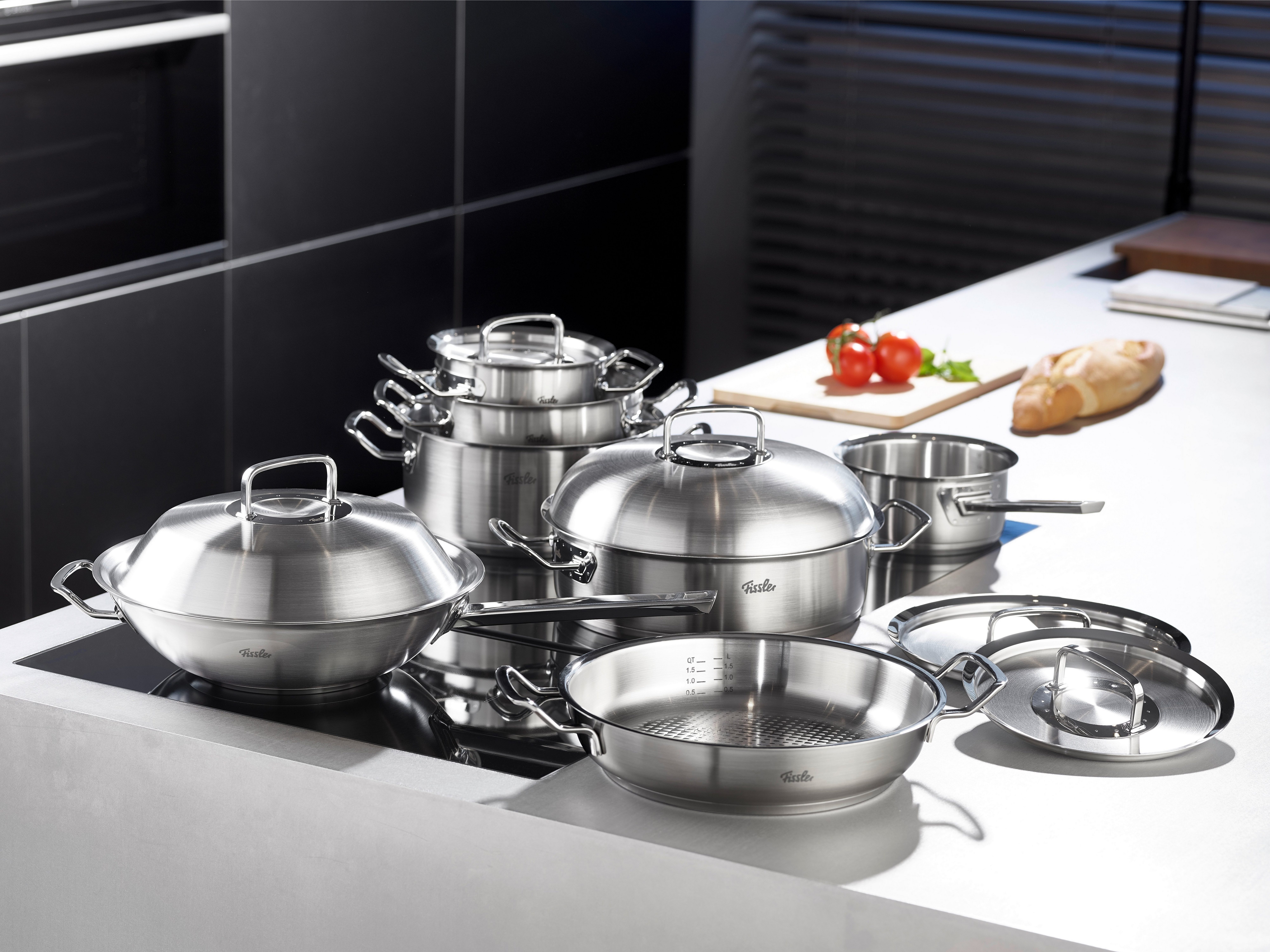 Fissler Topfdeckel ORIGINAL-PROFI COLLECTION® Hochraum-Deckel, (1-tlg), Hochwertiger Hochraum-Deckel aus Edelstahl – Bild 4 von 4