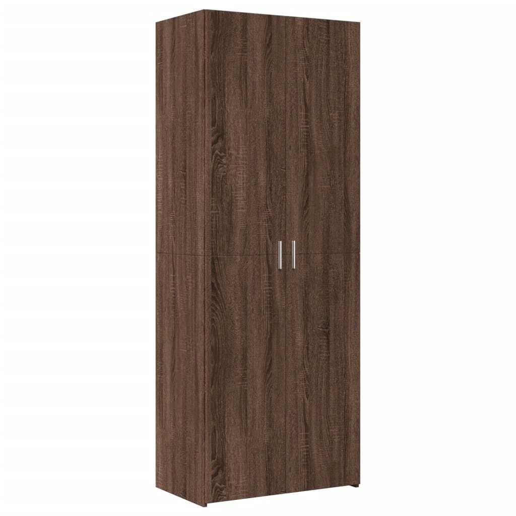 vidaXL Highboard Highboard Braun Eichen-Optik 70x42,5x185 günstig online kaufen