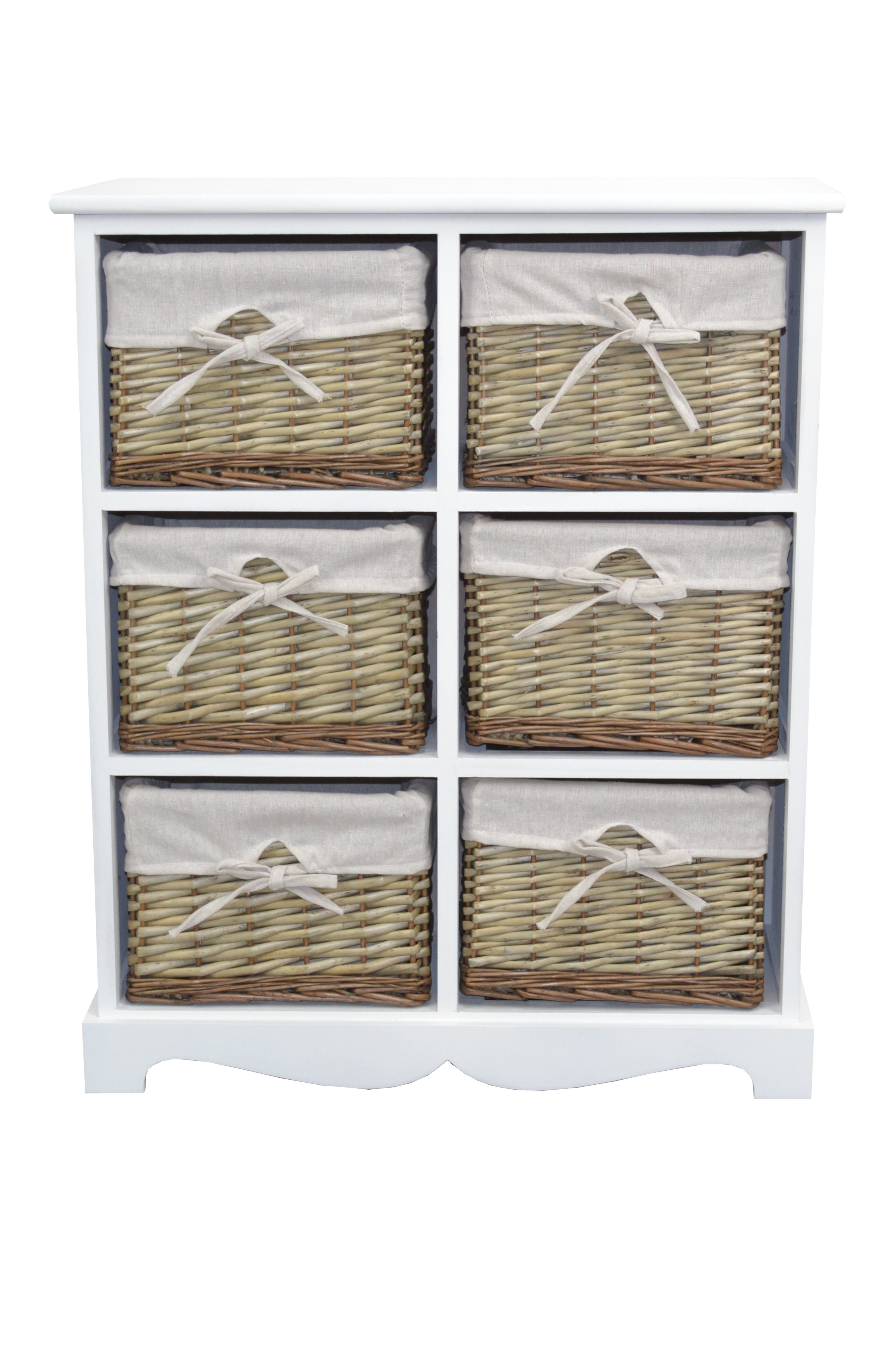 moebel-direkt-online Regal Ashton, 1-tlg., mit handgeflochtenen Körben günstig online kaufen