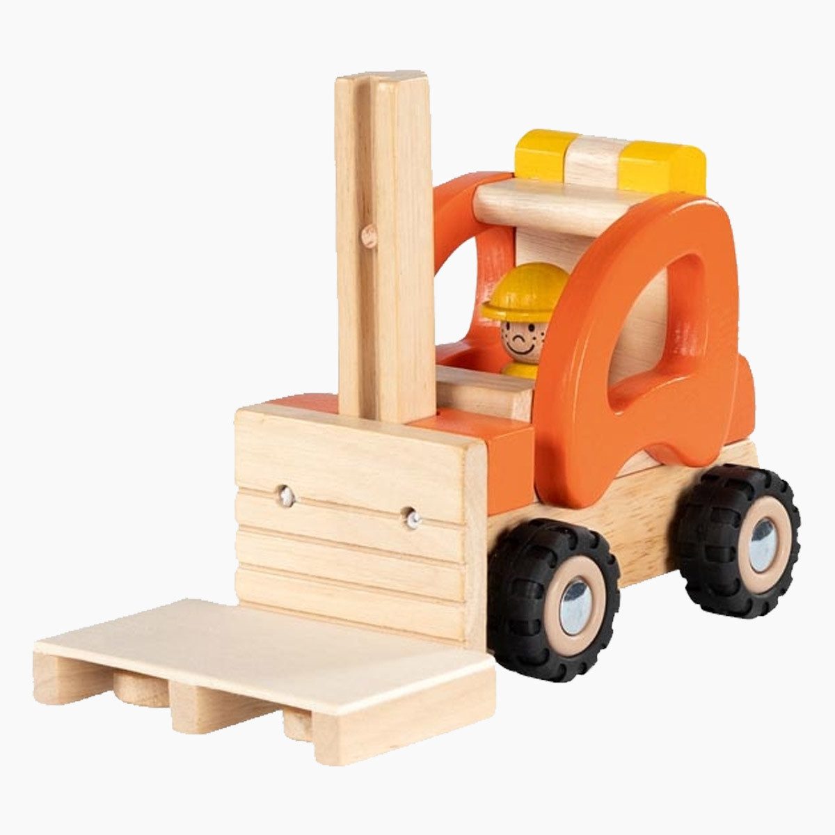 goki Spielzeug-Gabelstapler Gabelstapler, (Set, 2-tlg., packung), das perfekte Spielzeug für Kinder