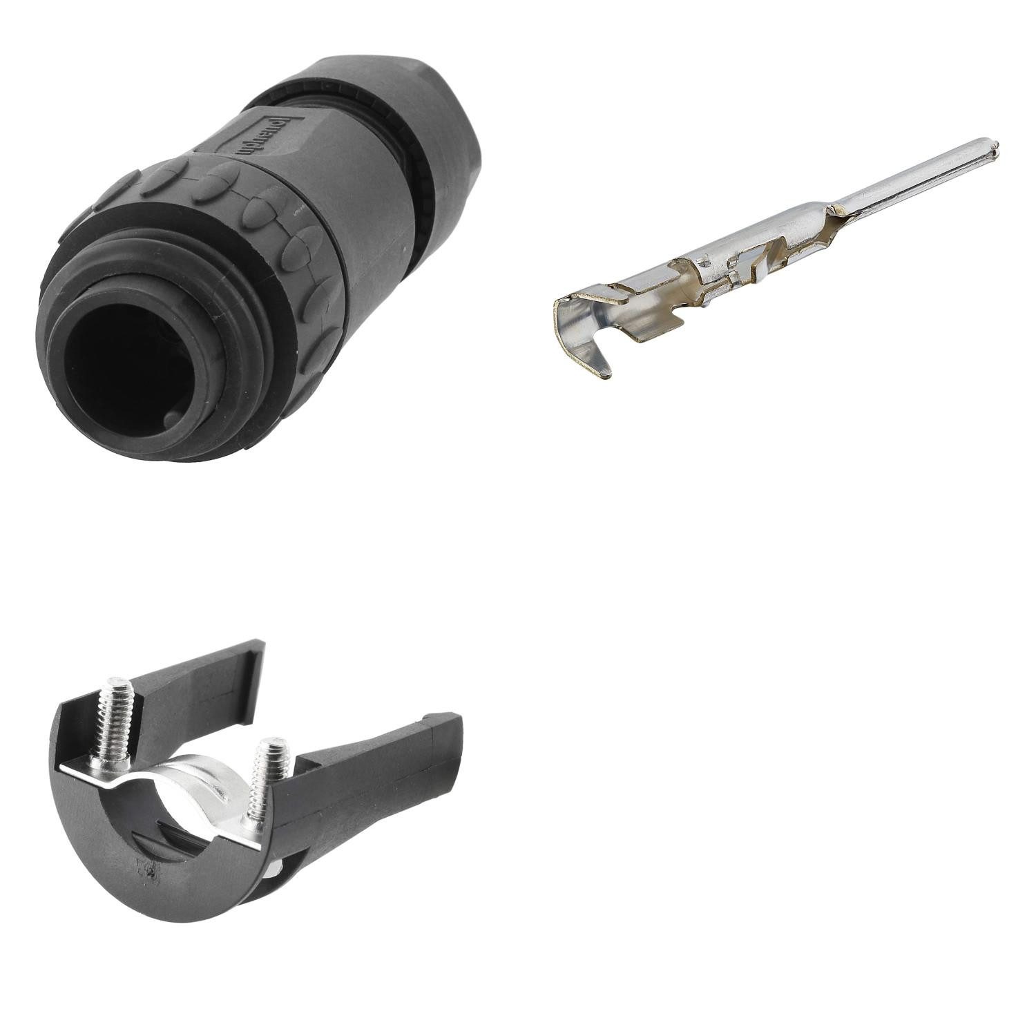 Amphenol Rundstecker Titel:SET-RD24-KSG Kabelstecker, inkl. Zugentlastung und Kontakte ger