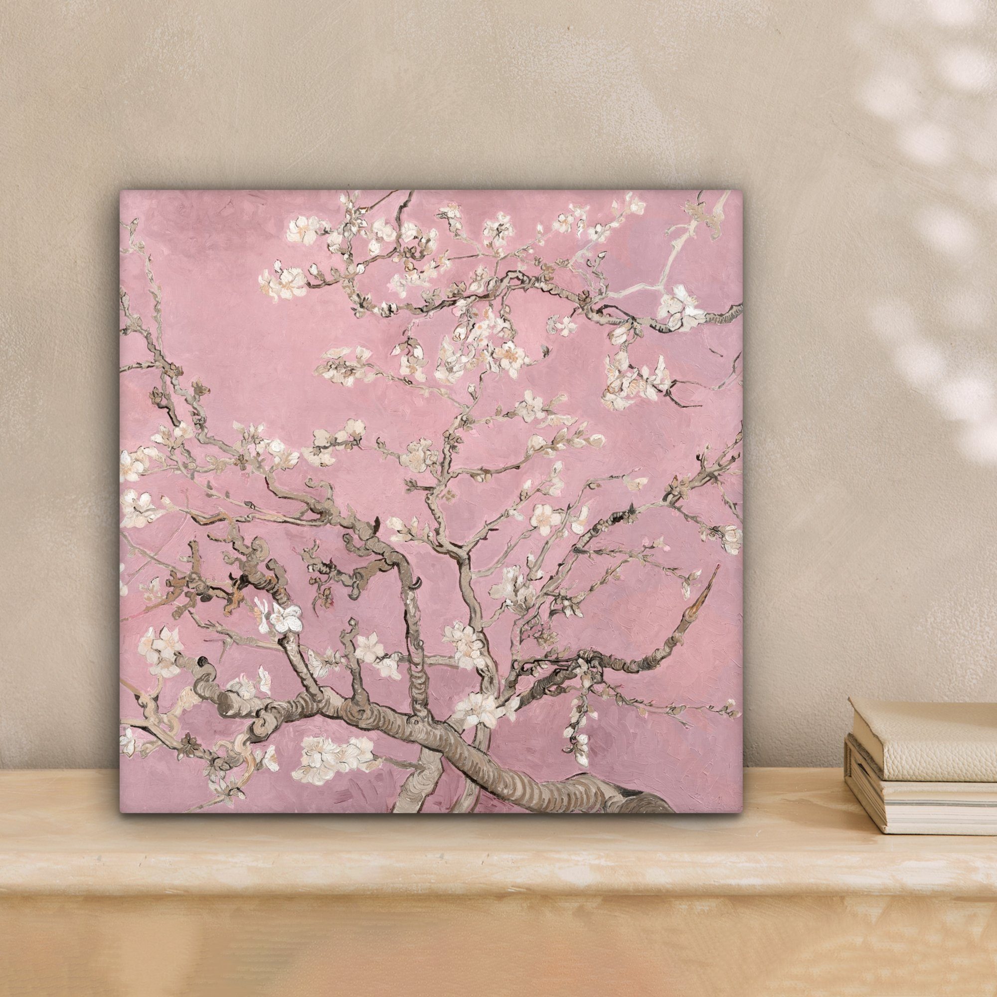OneMillionCanvasses® Leinwandbild Mandelblüte - Kunst - Van Gogh - Rosa, Fo günstig online kaufen