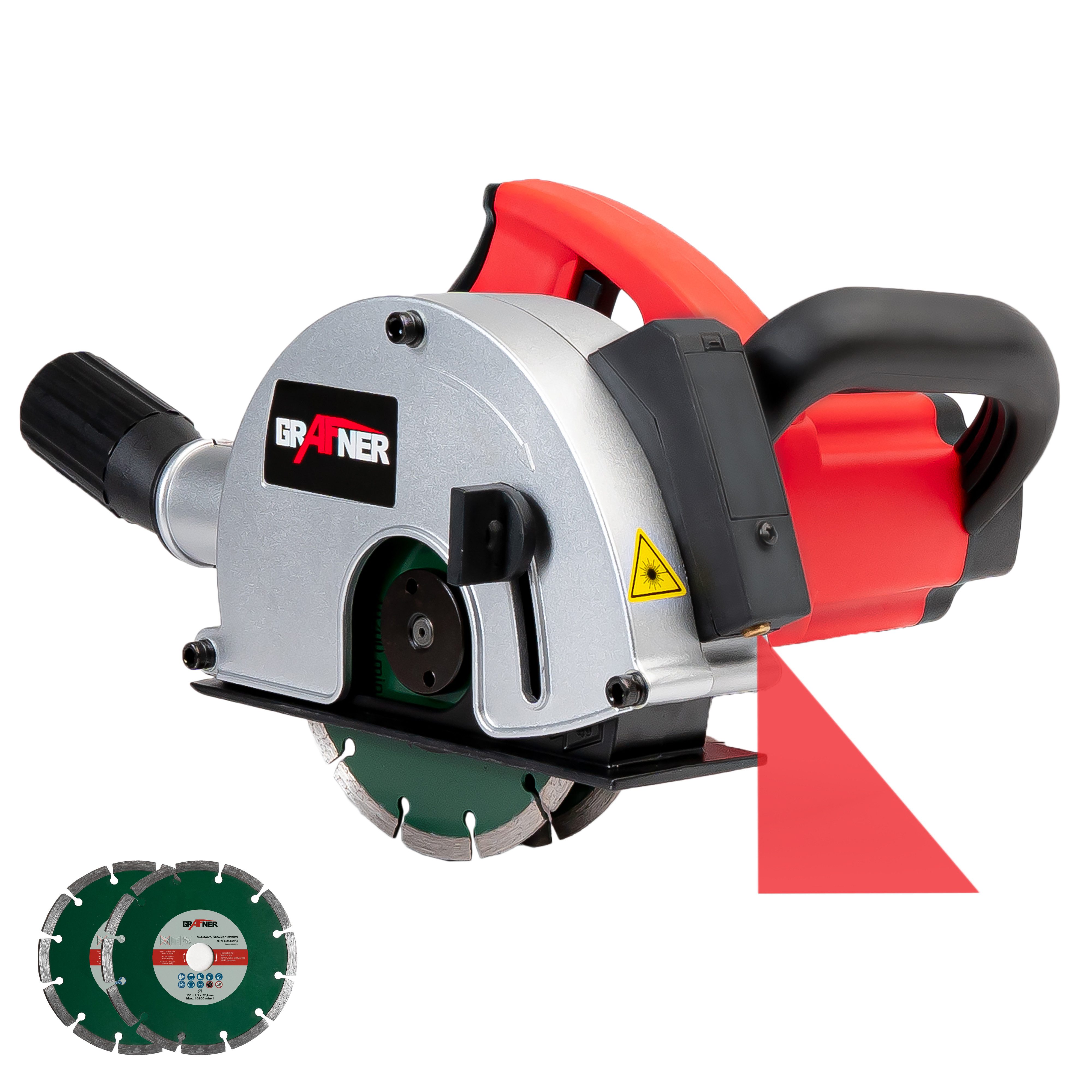 Grafner Mauernutfräse Mauernutfräse Dehnfugfräse Schlitzfräse Laser MD10963 günstig online kaufen