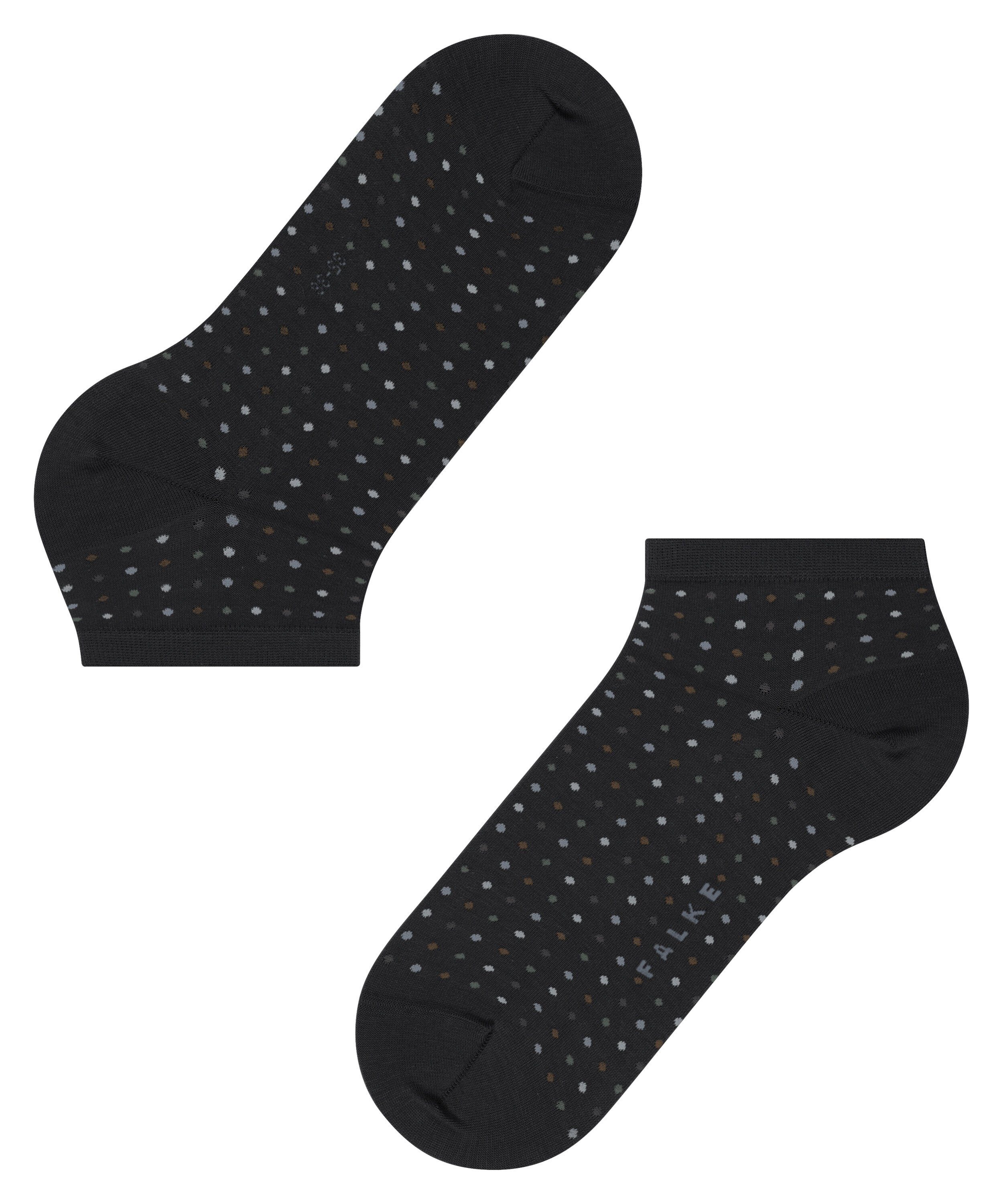 FALKE Sneakersocken Multispot (1-Paar) mit feinen black (3000) Pünktchen