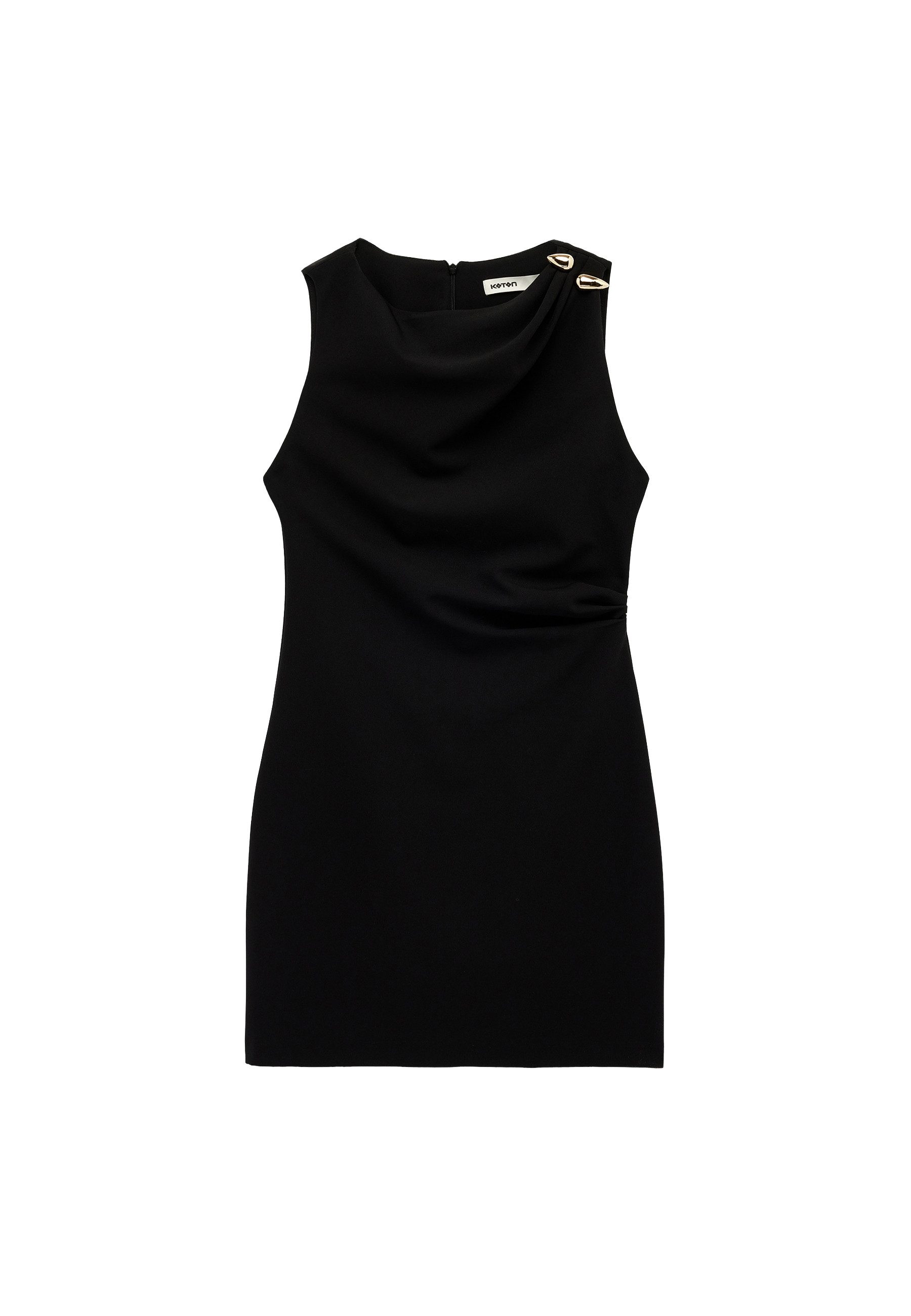 Koton Badekleid Mit Metall-Accessoires A Form Minikleid