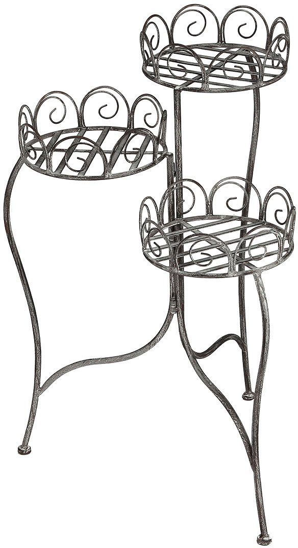 Ambiente Haus Blumenhocker Blumenständer in grau (H) 70cm (1 St) günstig online kaufen