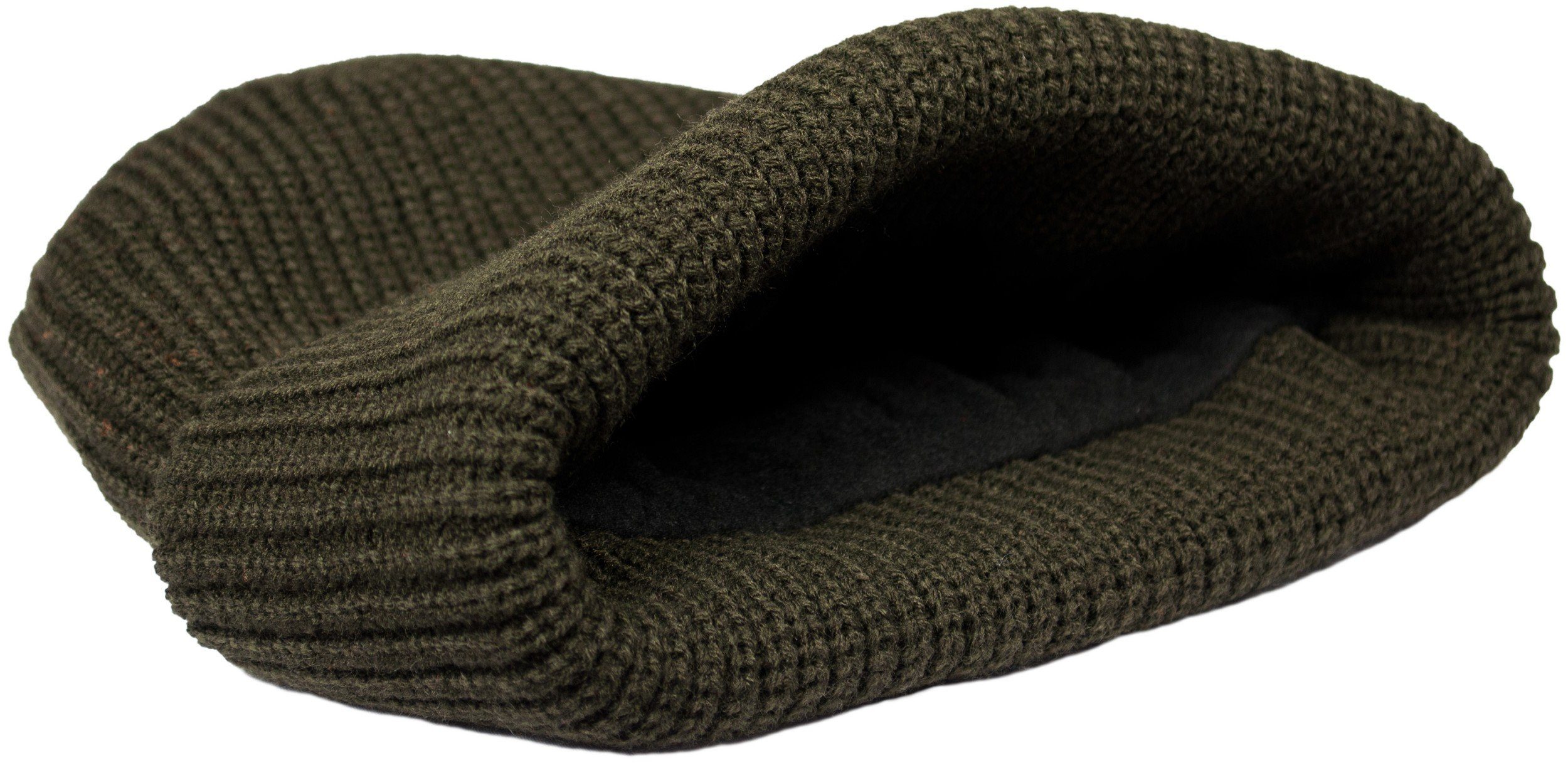 Elutex Strickmütze Jagdmütze oliv grün Strickmütze mit Thinsulate extrem warm günstig