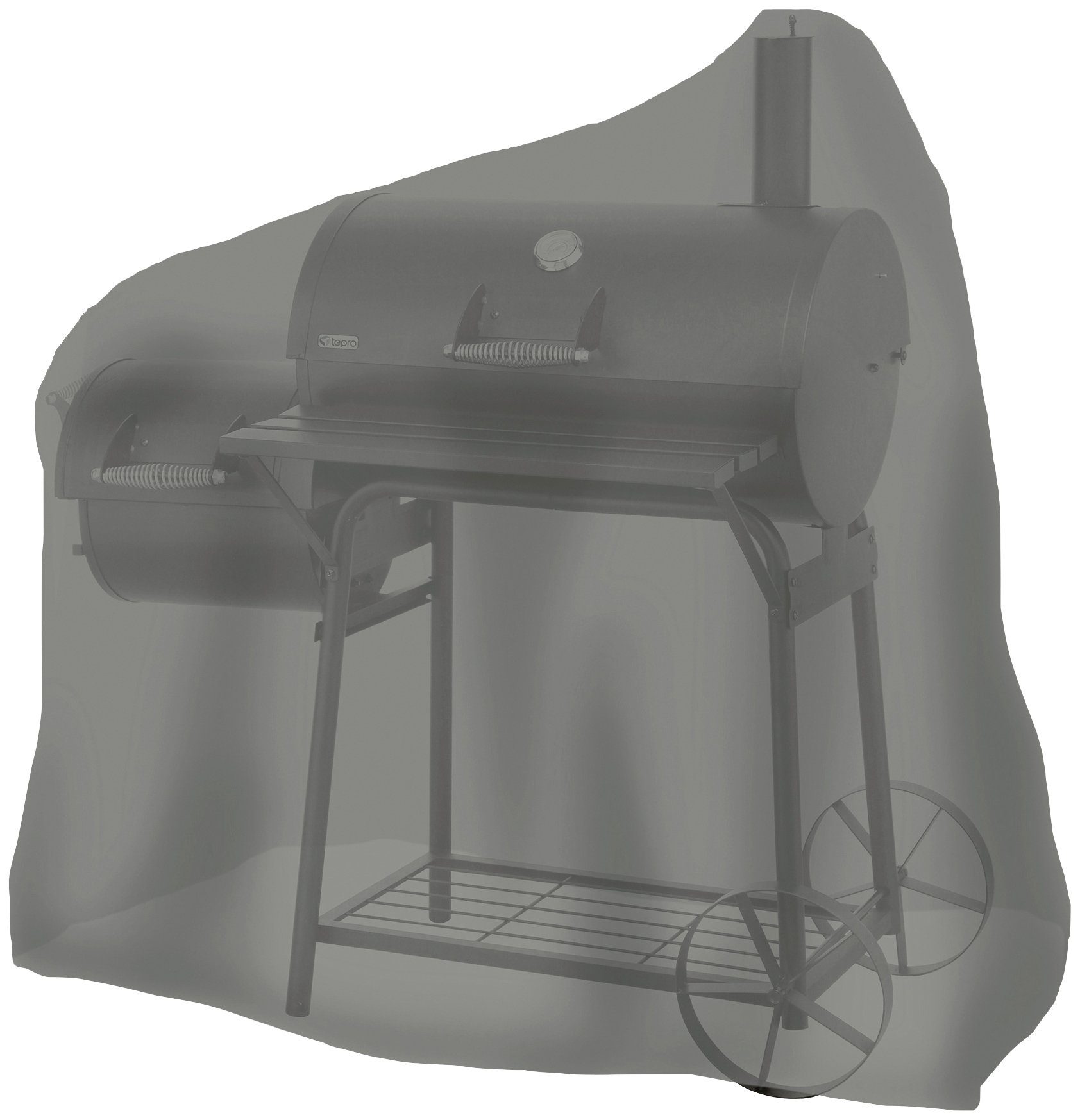 Tepro Grill-Schutzhülle, BxLxH: 126x74x119 cm, für Smoker mittel