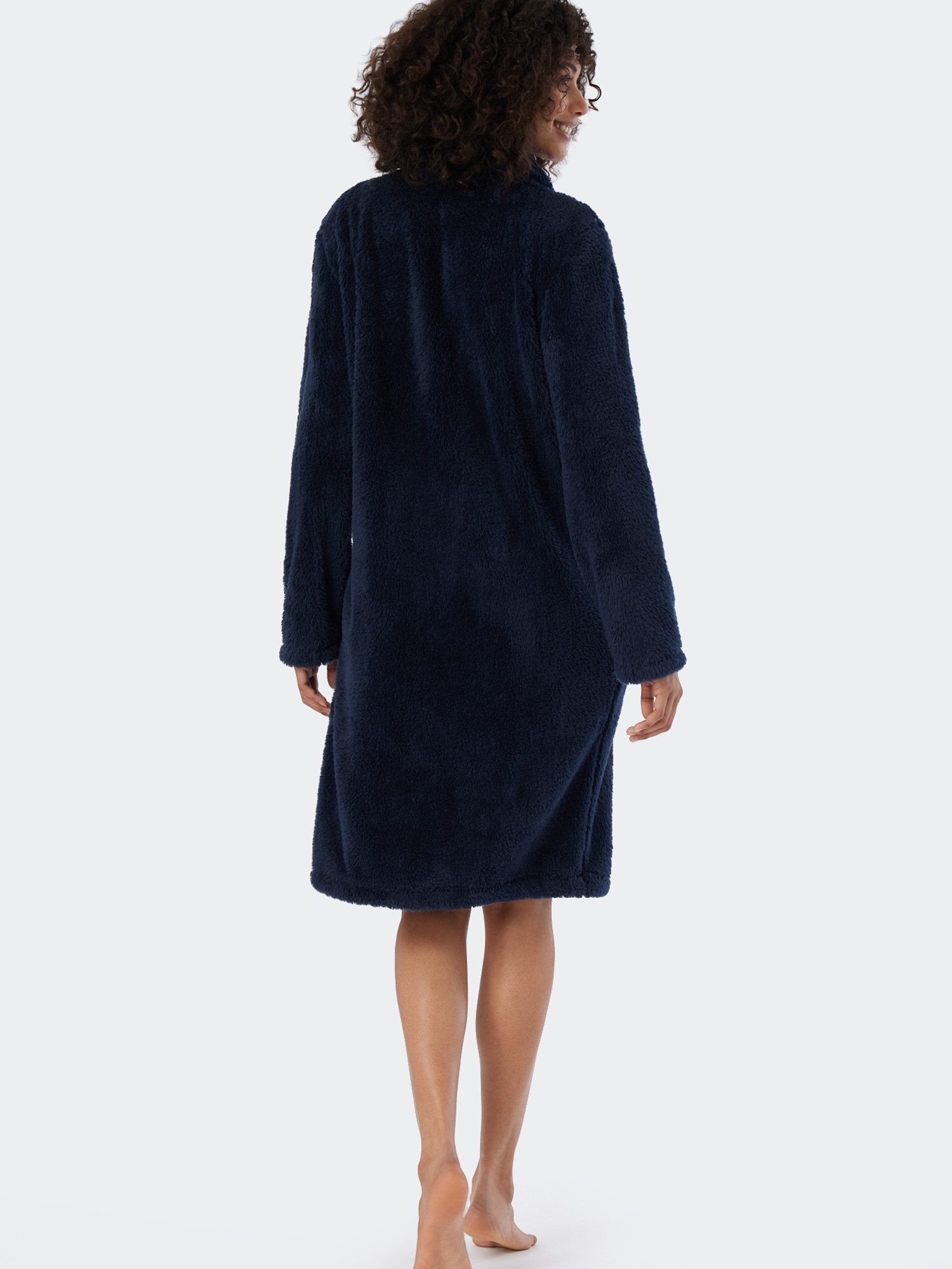 Schiesser Bademantel Teddy Fleece