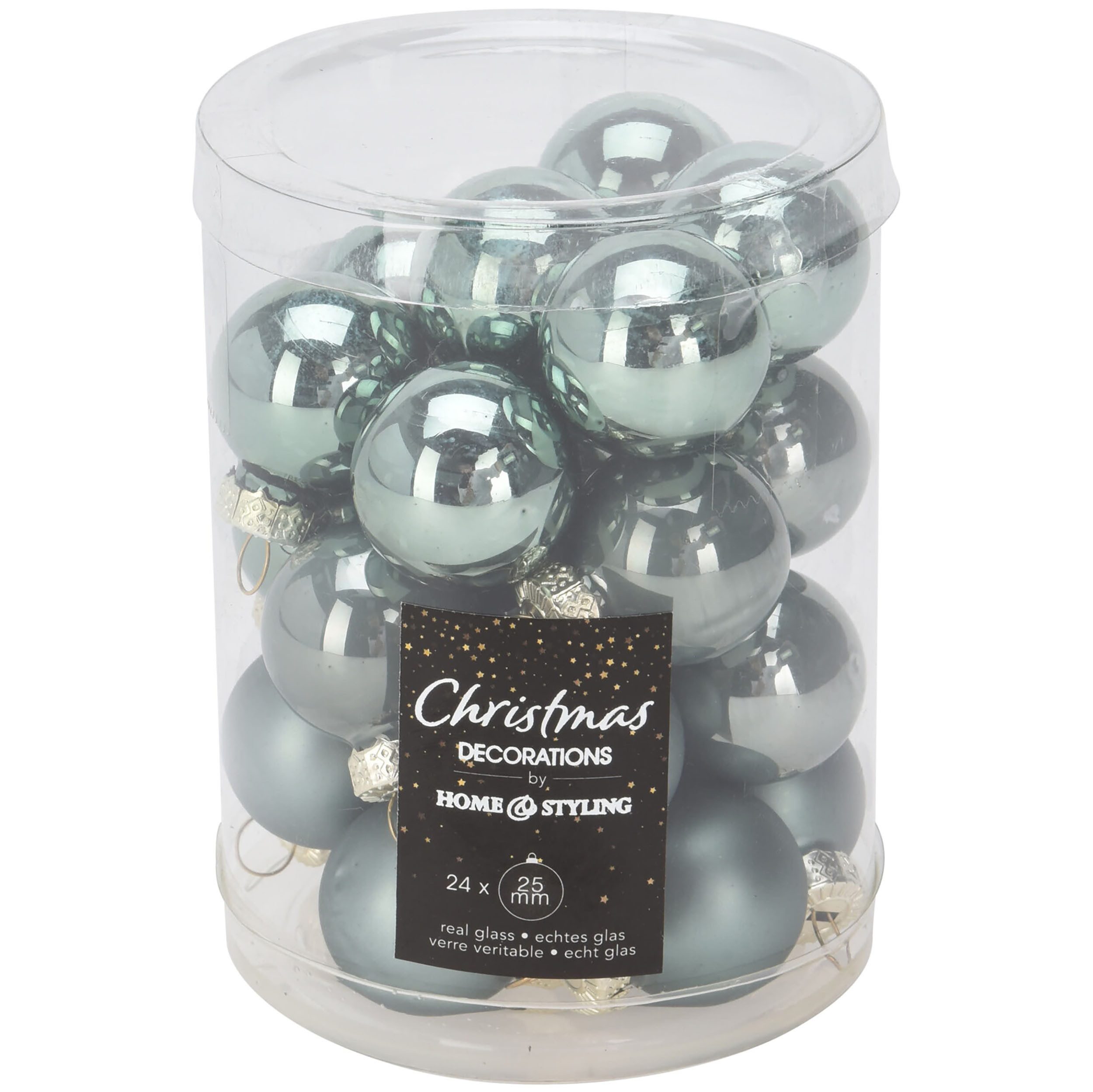 Weihnachtsbaumkugel Kleine Baumkugeln aus Glas Ø 3 cm - Christbaumkugeln Baumschmuck