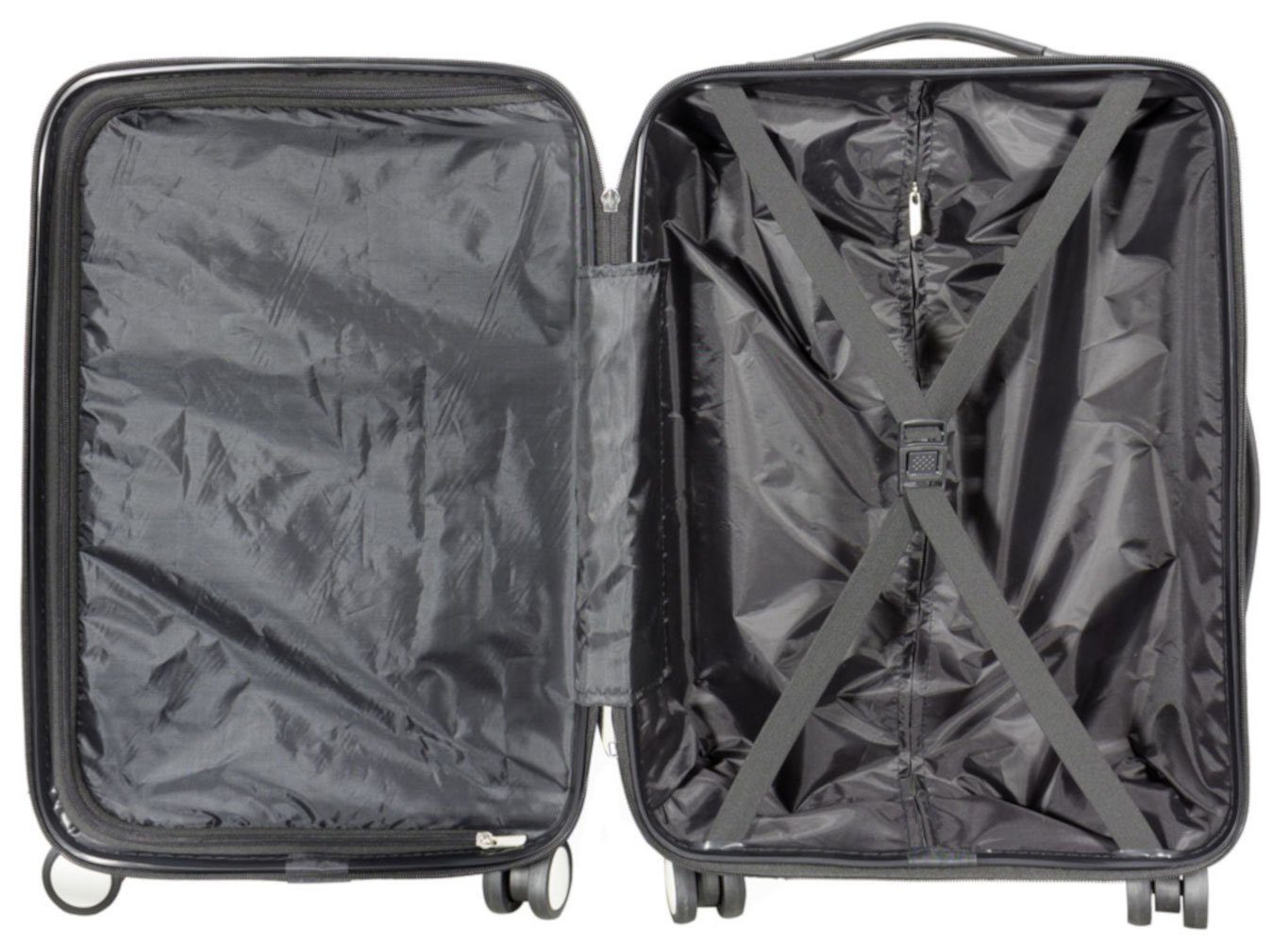 Warenhandel König Hartschalen-Trolley Palma, 4 Rollen, aufrecht rollbar