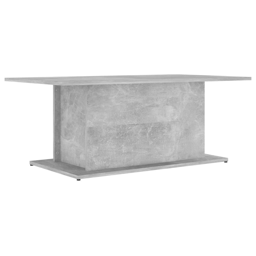 vidaXL Couchtisch Couchtisch Betongrau 102x55,5x40 cm günstig online kaufen